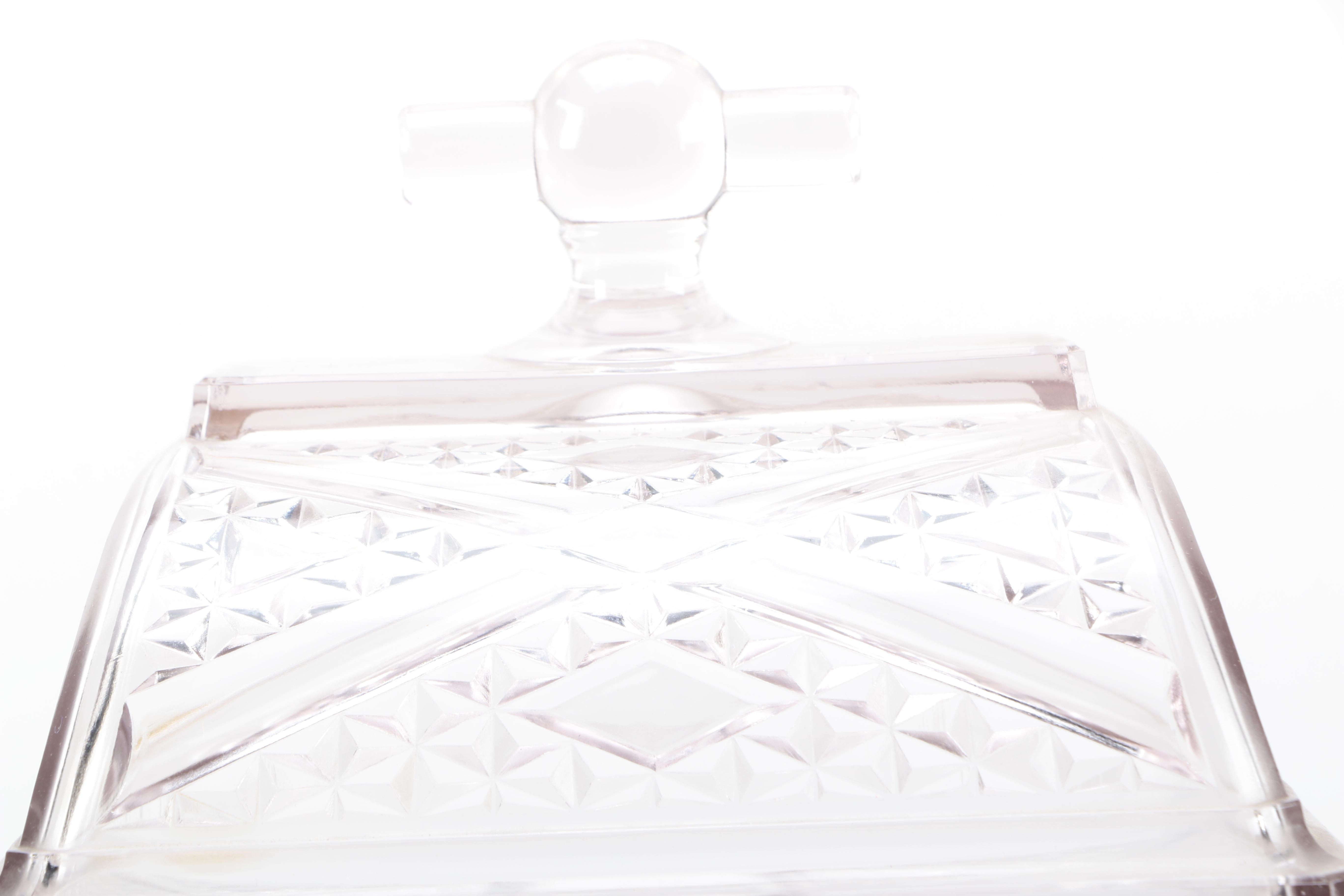 Selection of Vintage Pressed Glass Tableware