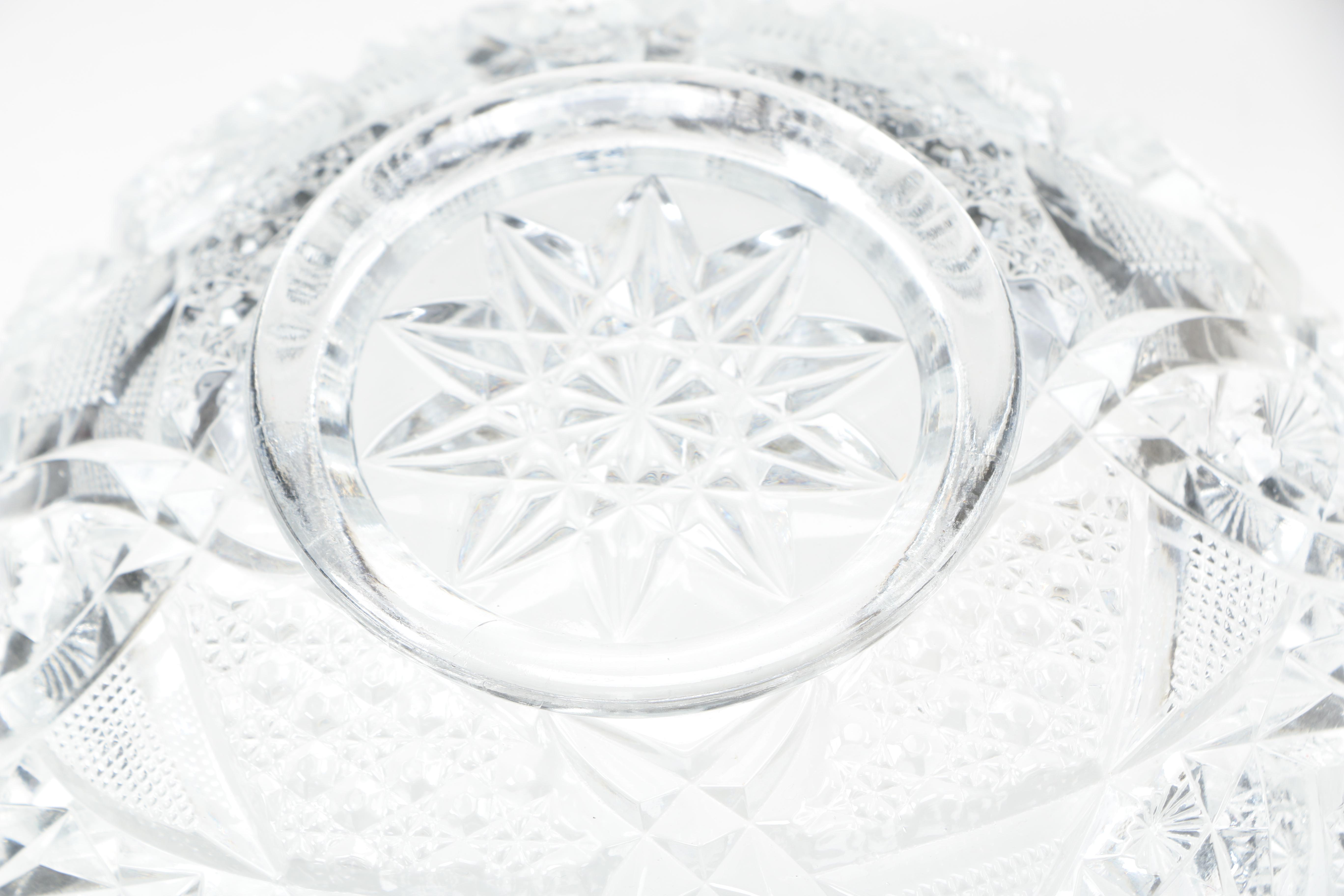 Selection of Vintage Pressed Glass Tableware