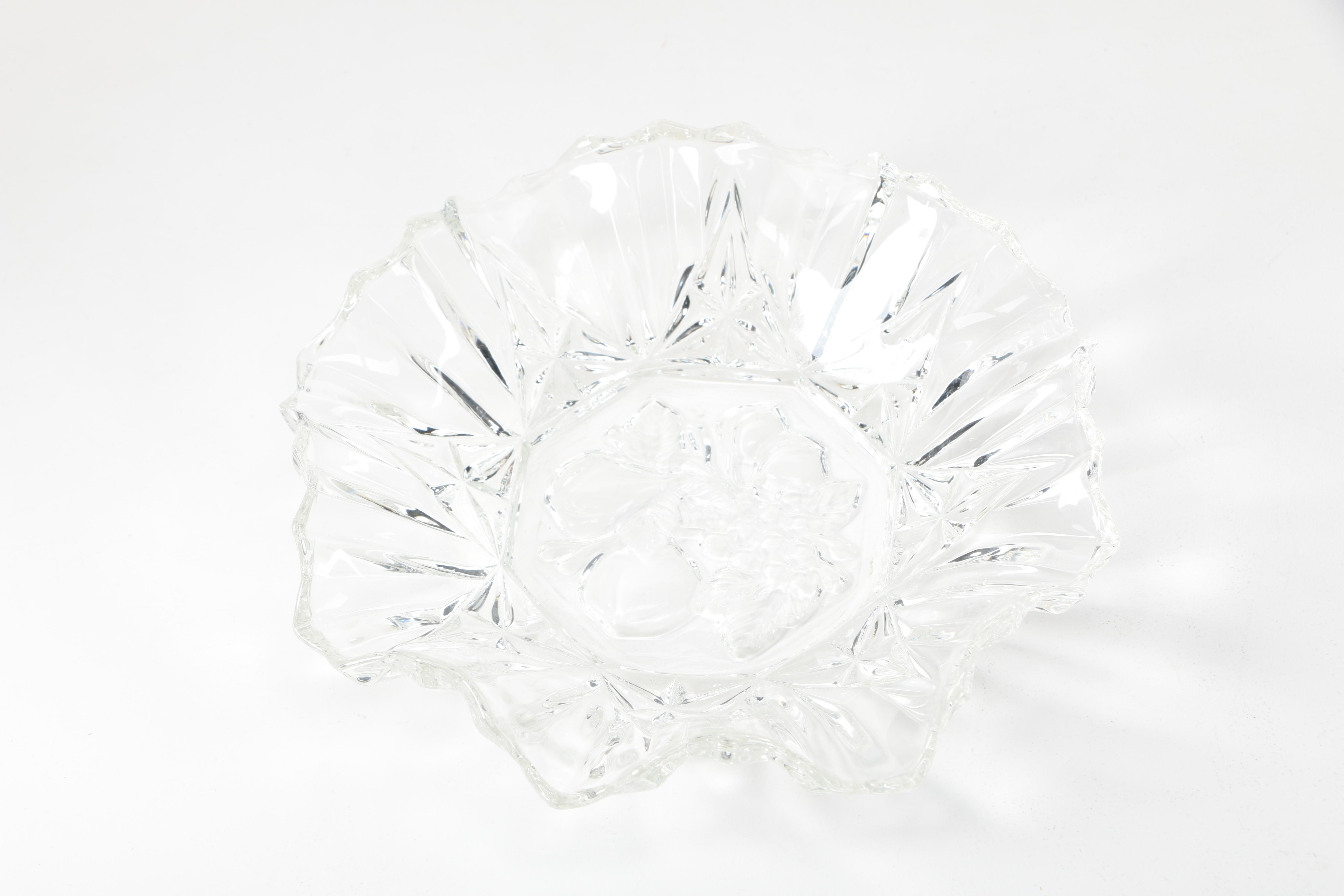 Selection of Vintage Pressed Glass Tableware