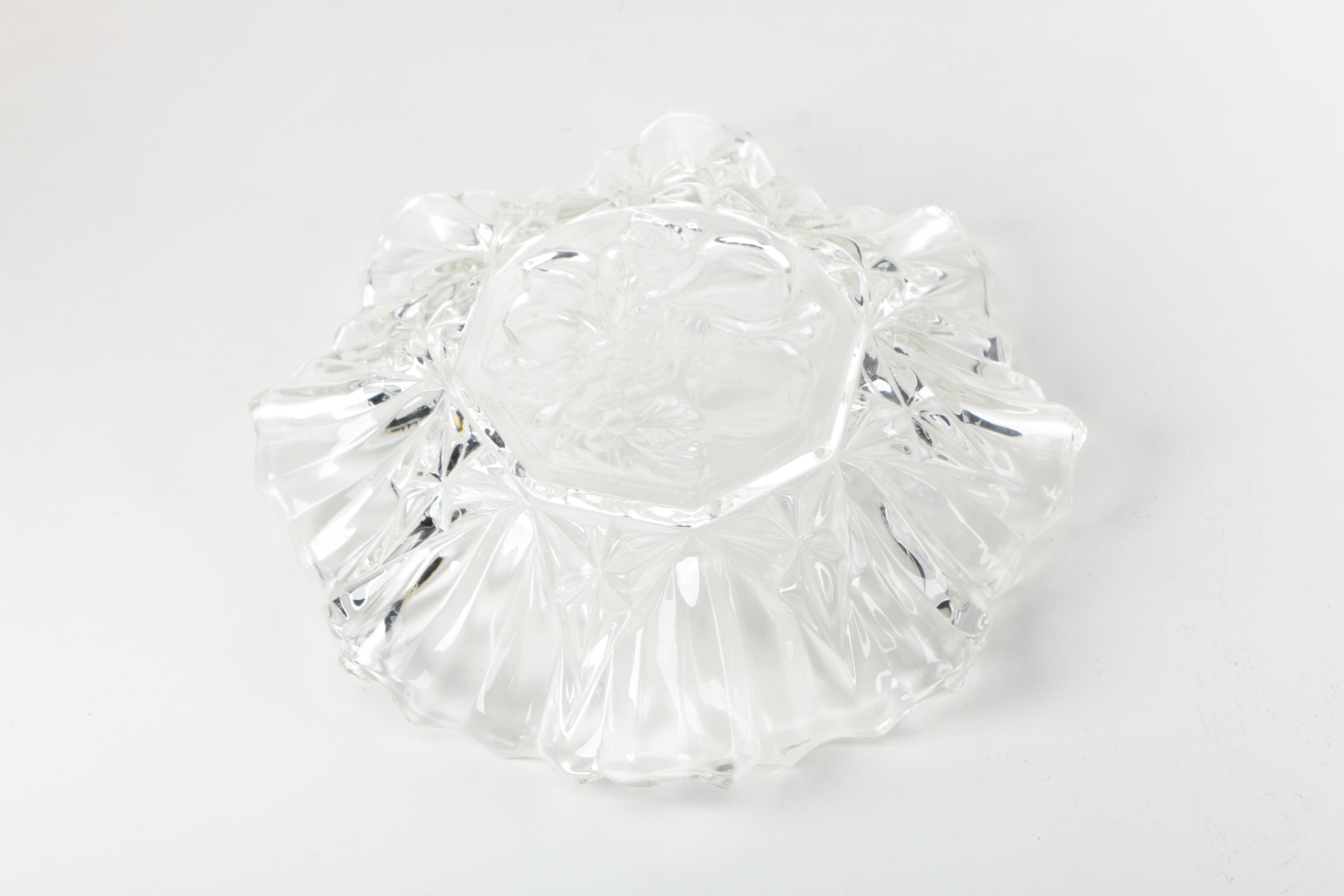 Selection of Vintage Pressed Glass Tableware
