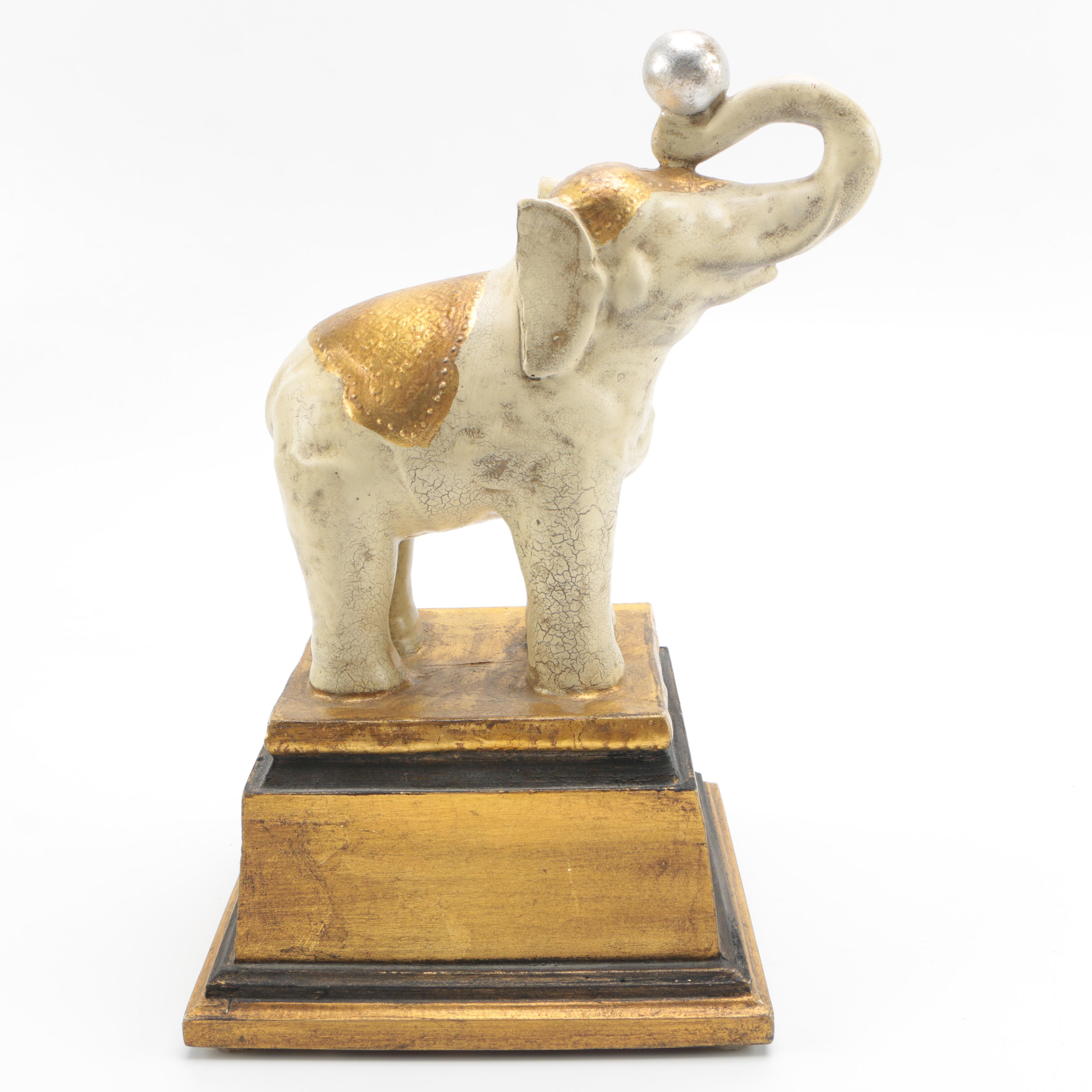 Hilda Flack Elephant Statuette