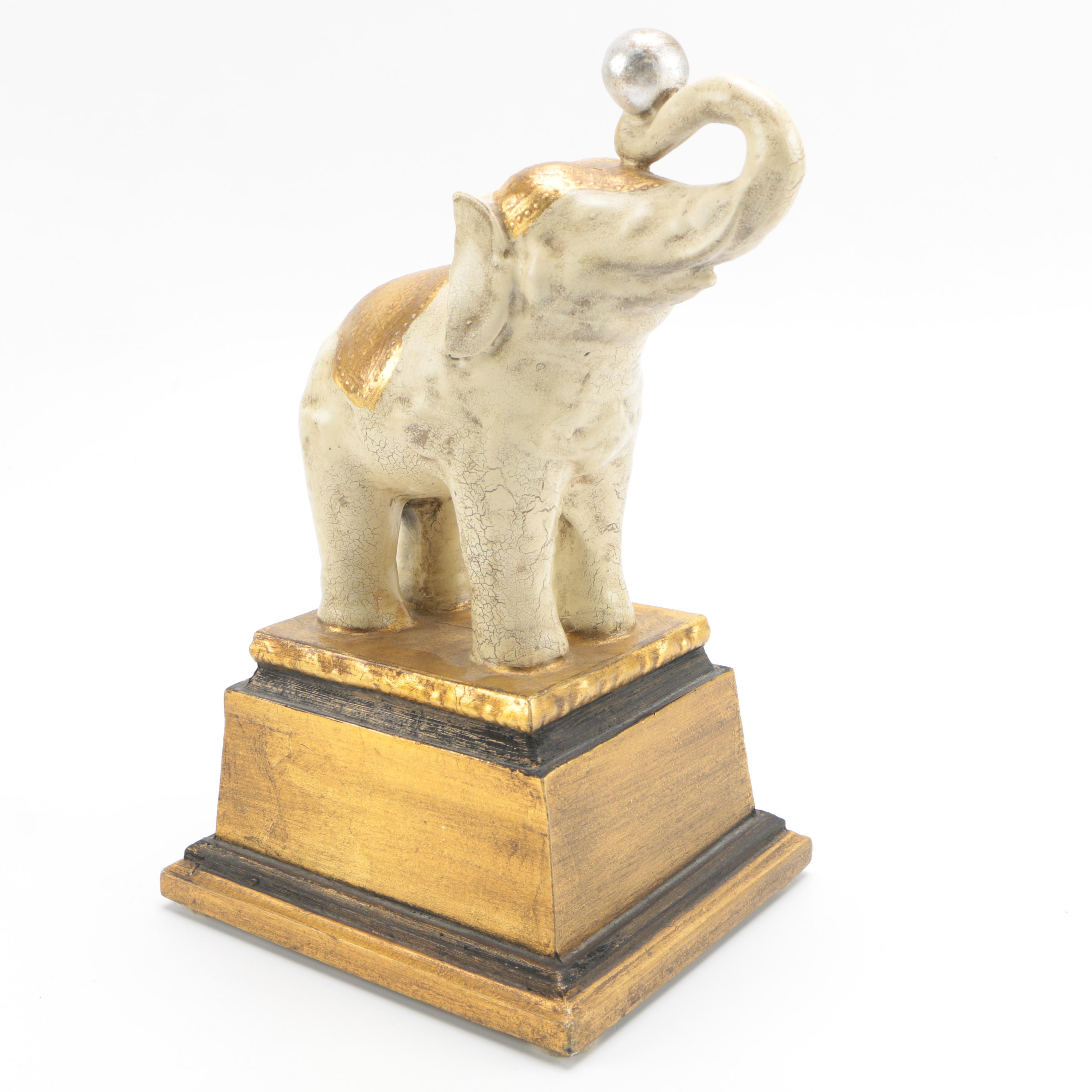 Hilda Flack Elephant Statuette