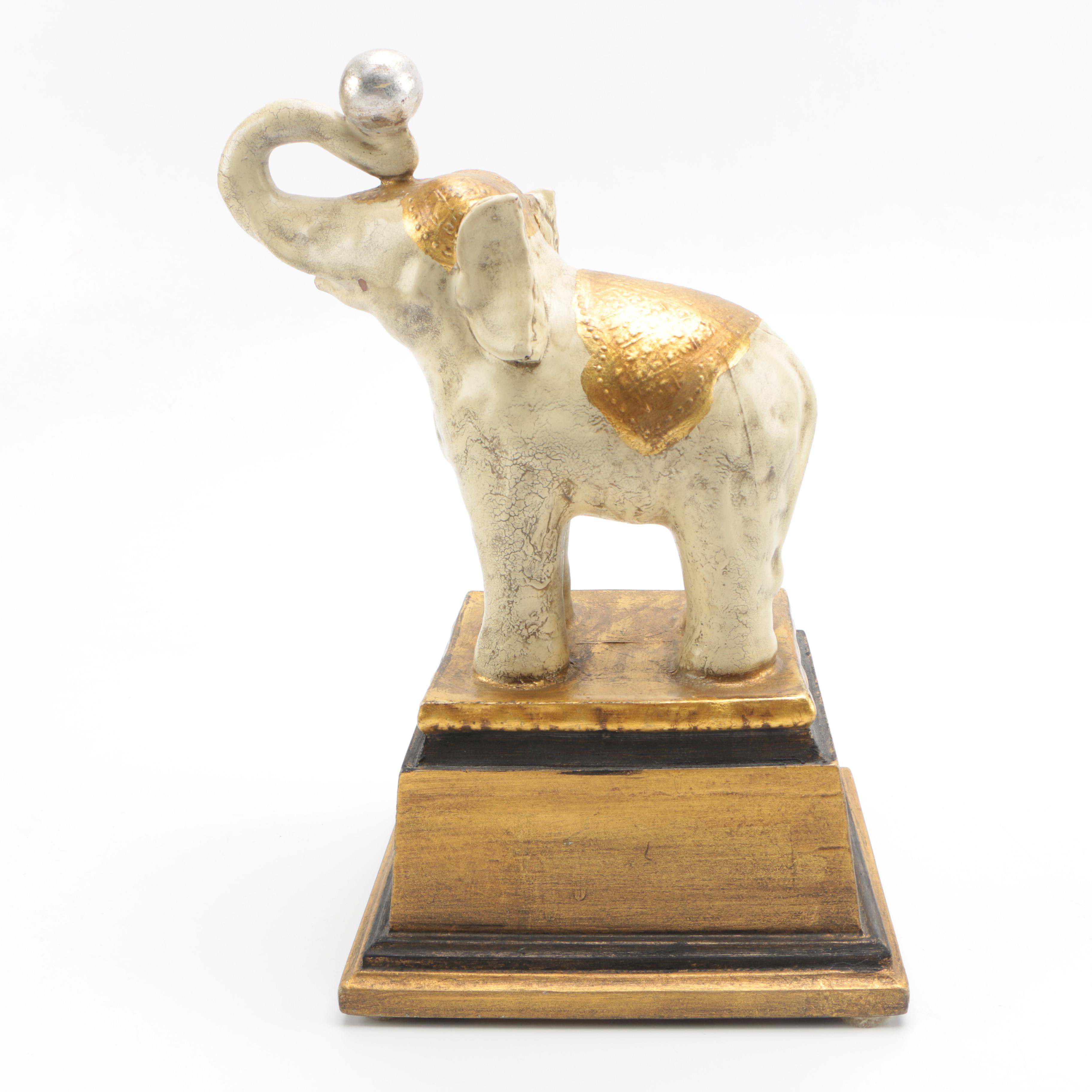Hilda Flack Elephant Statuette