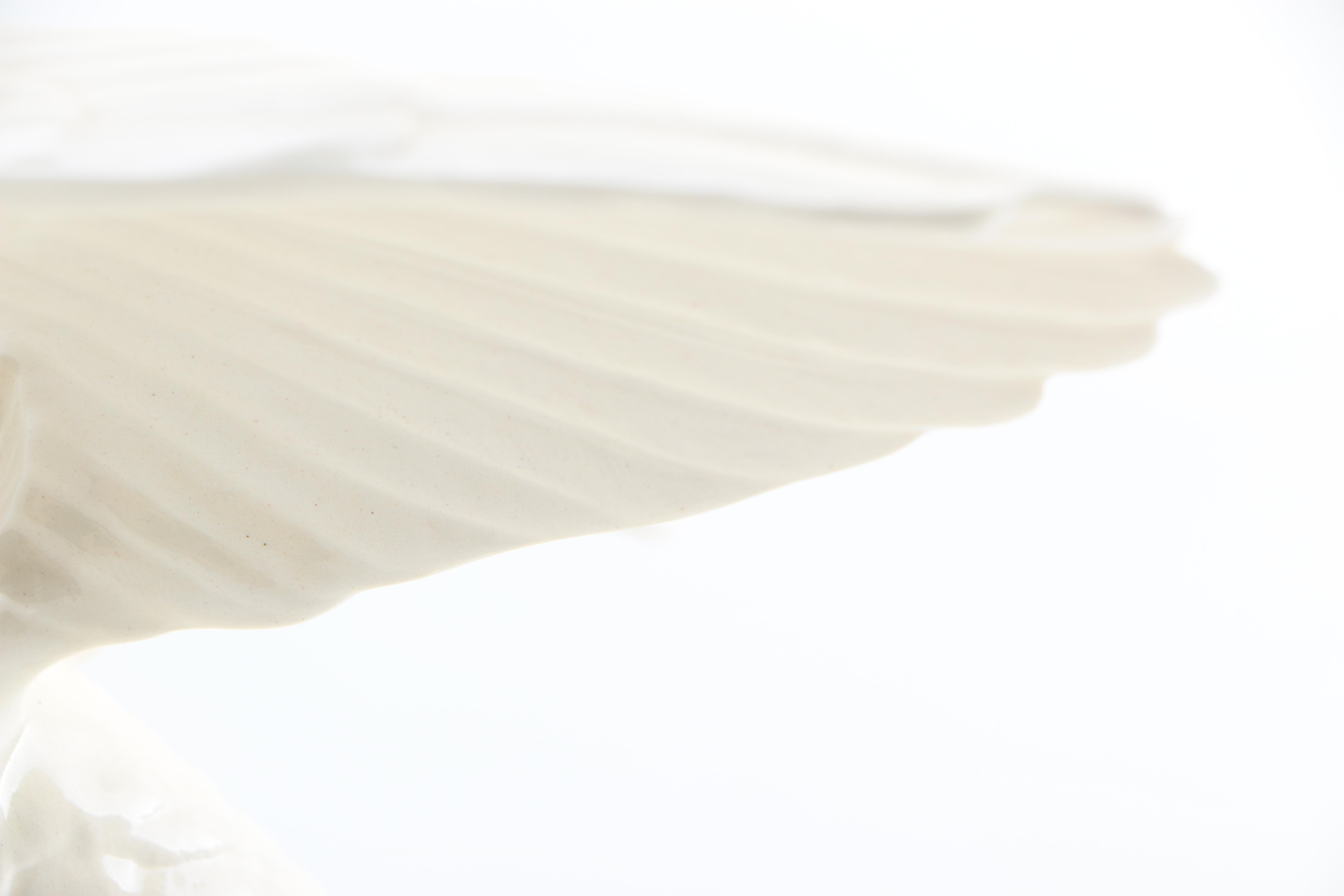 Pair of Ceramic Dove Figurines by Byron Molds