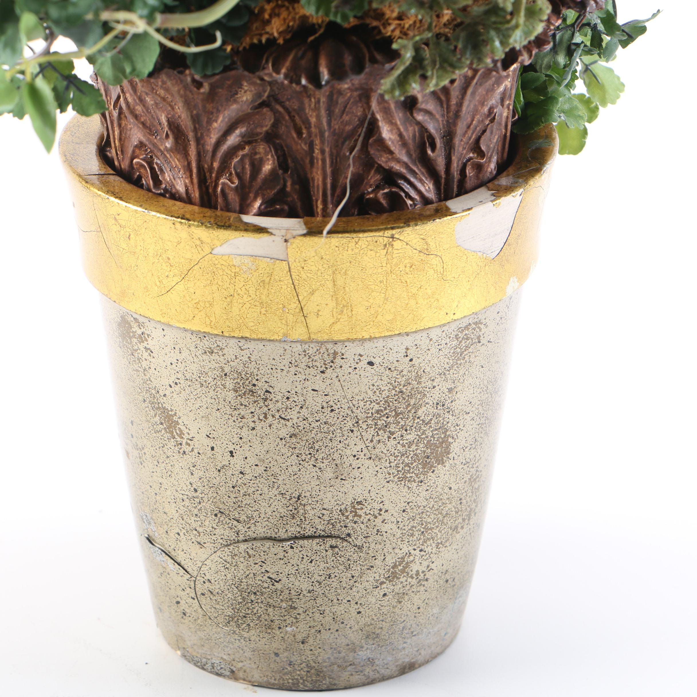 Topiary Style Faux Plants