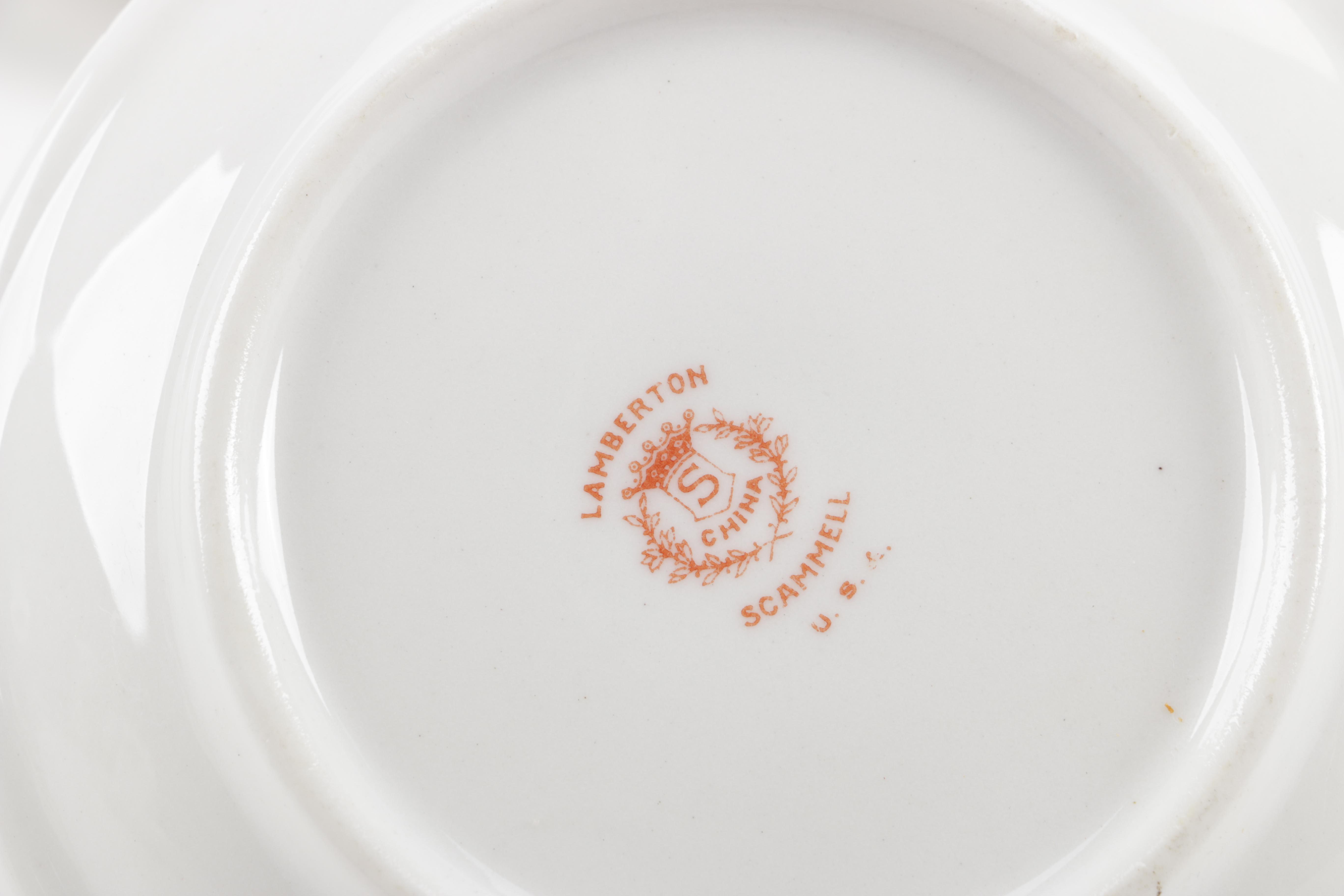 Ceramic Table Ware Pieces From The Congress Hotel