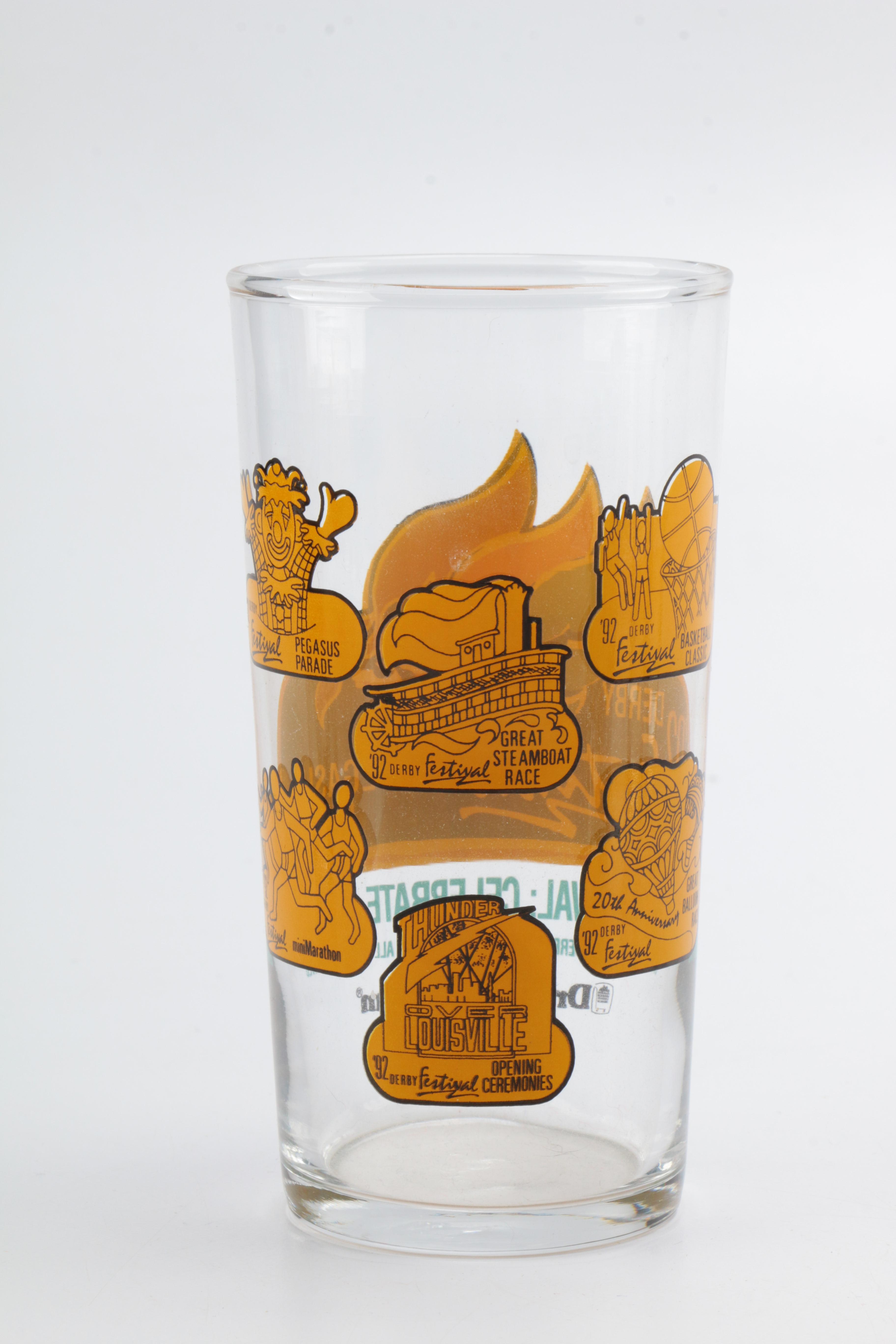 1990s Kentucky Derby Festival Glasses