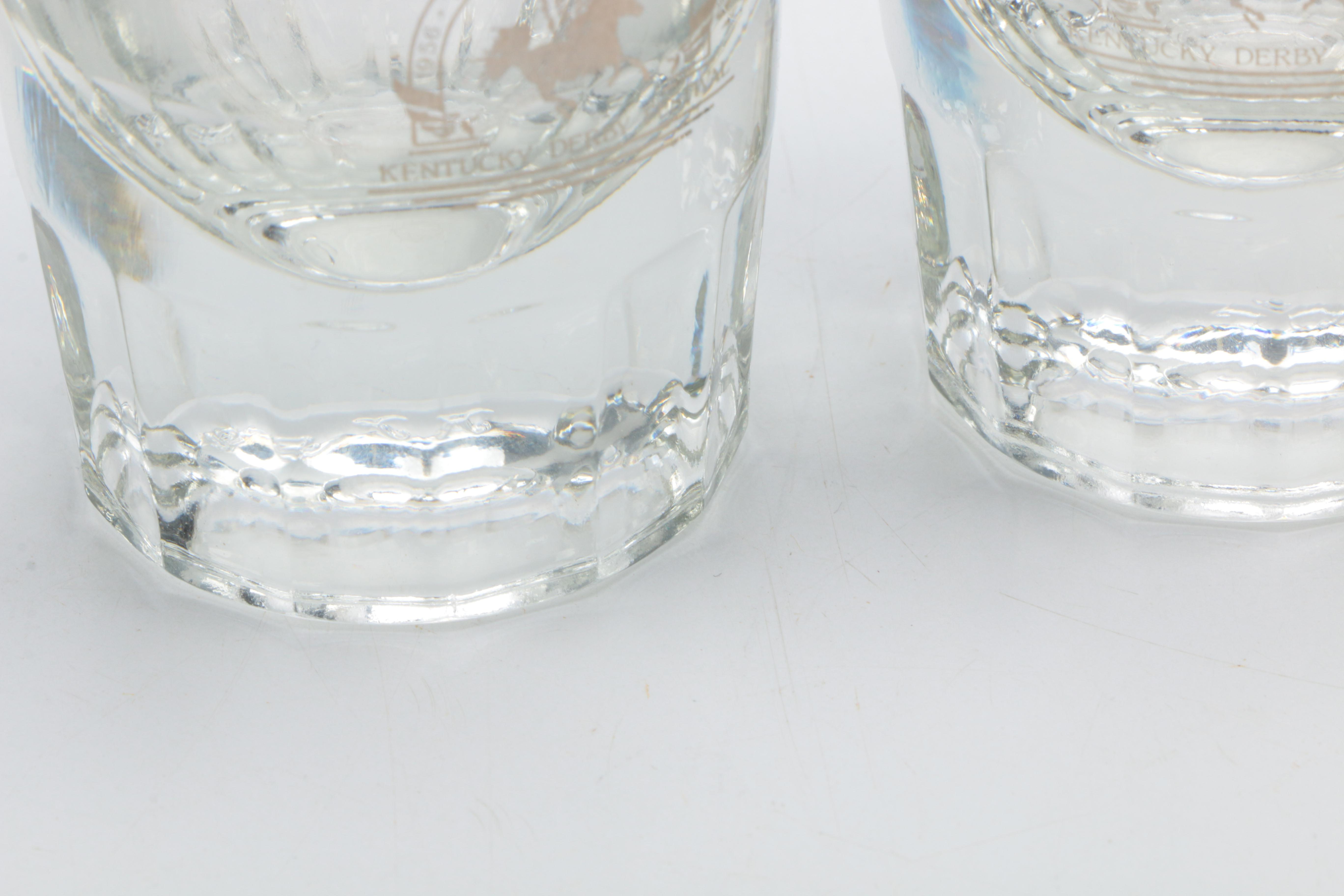 1990s Kentucky Derby Festival Glasses