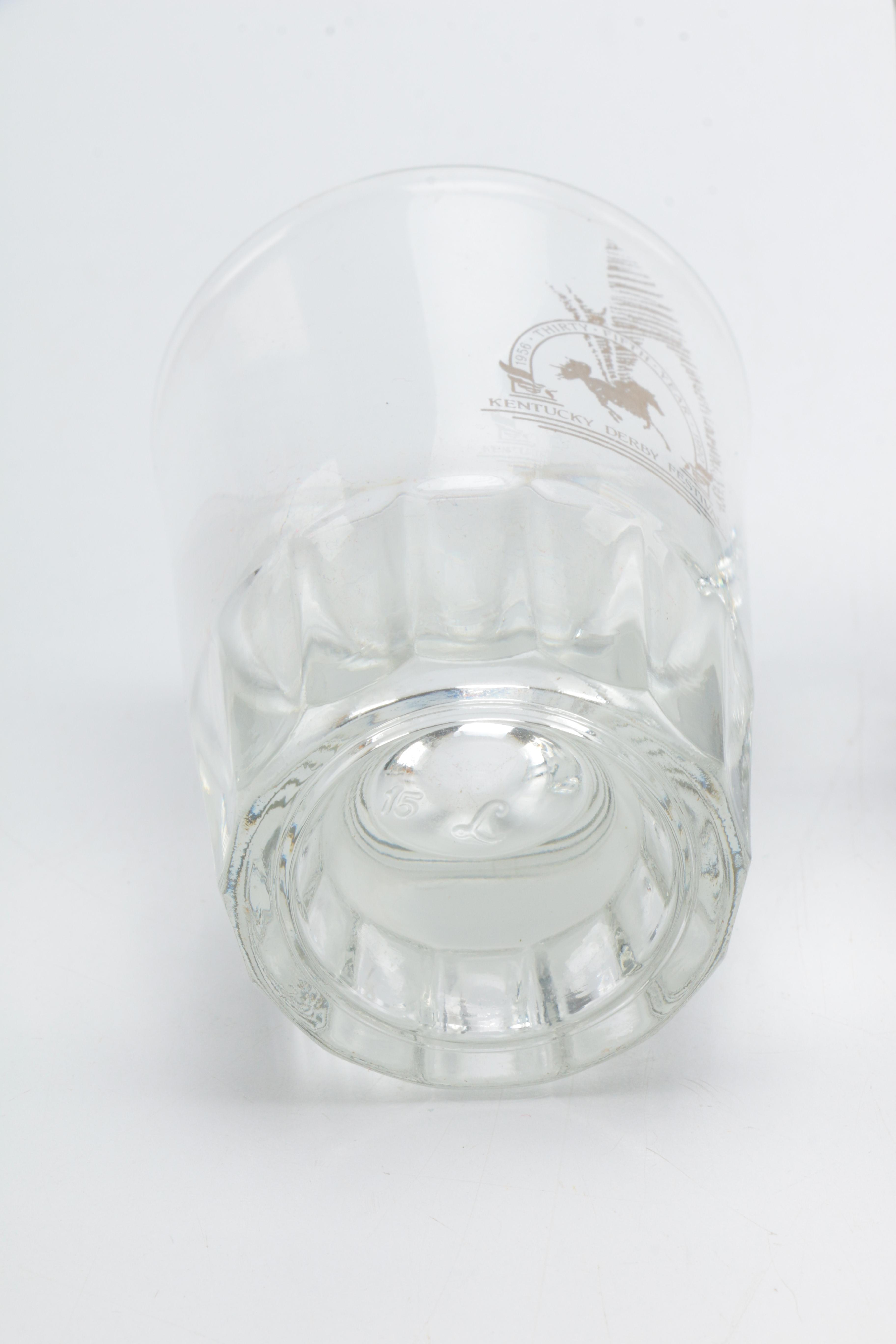 1990s Kentucky Derby Festival Glasses