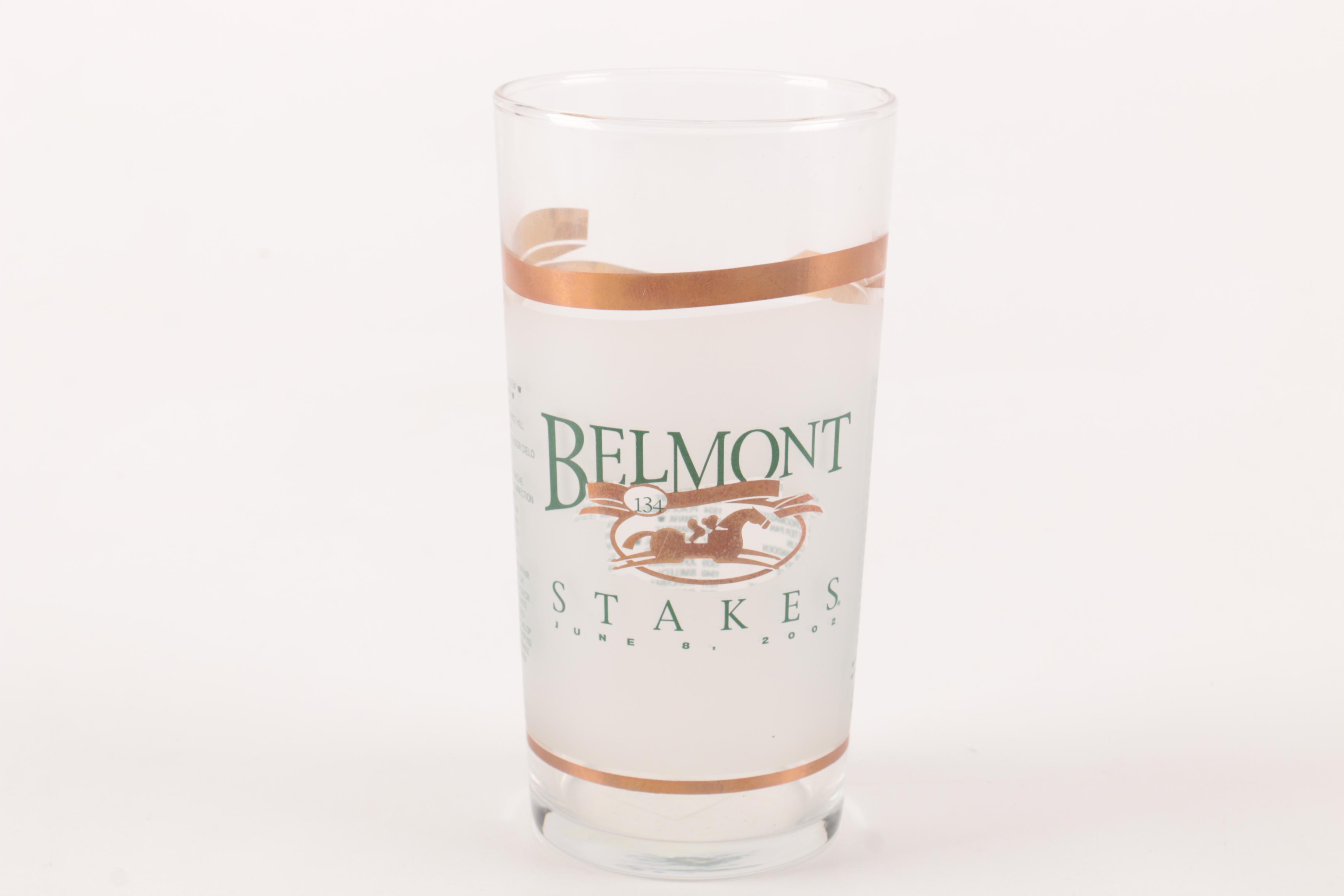 Belmont Stakes Horse Racing Glasses