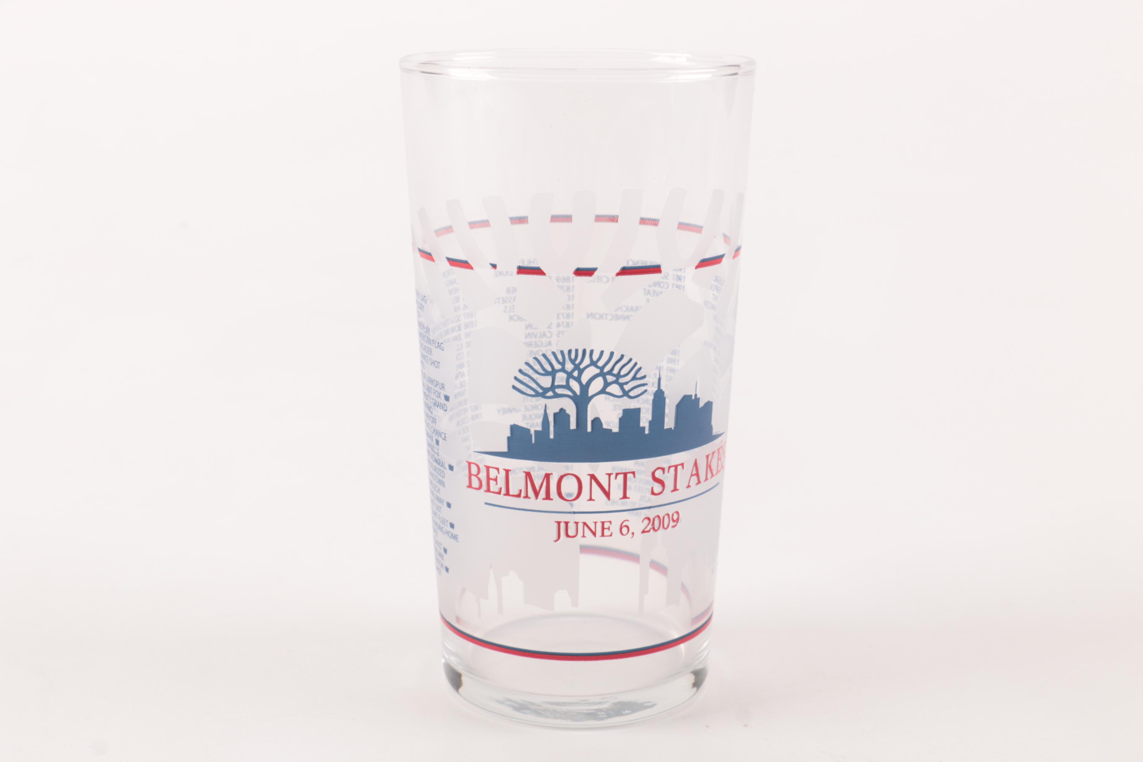 Belmont Stakes Horse Racing Glasses