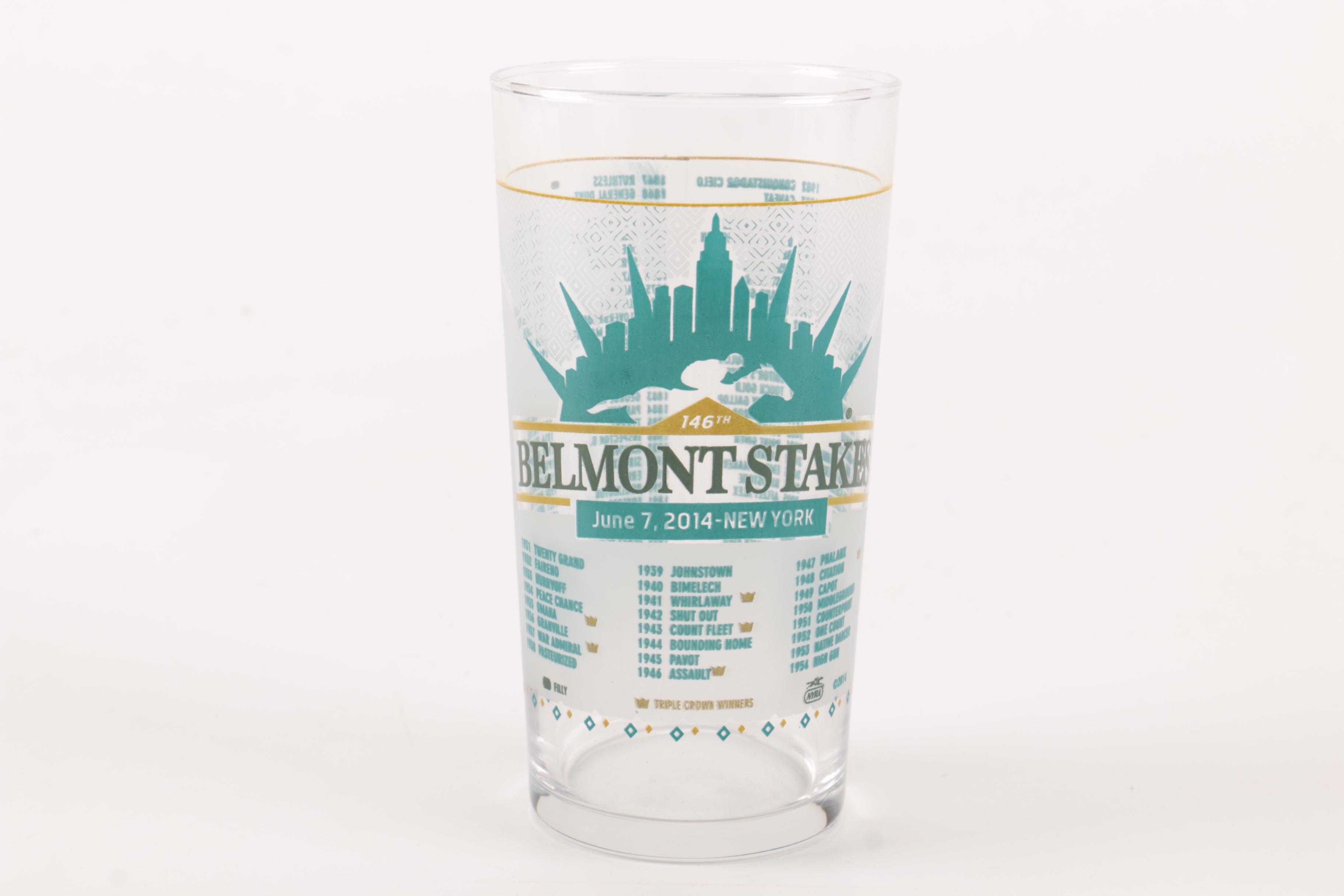 Belmont Stakes Horse Racing Glasses