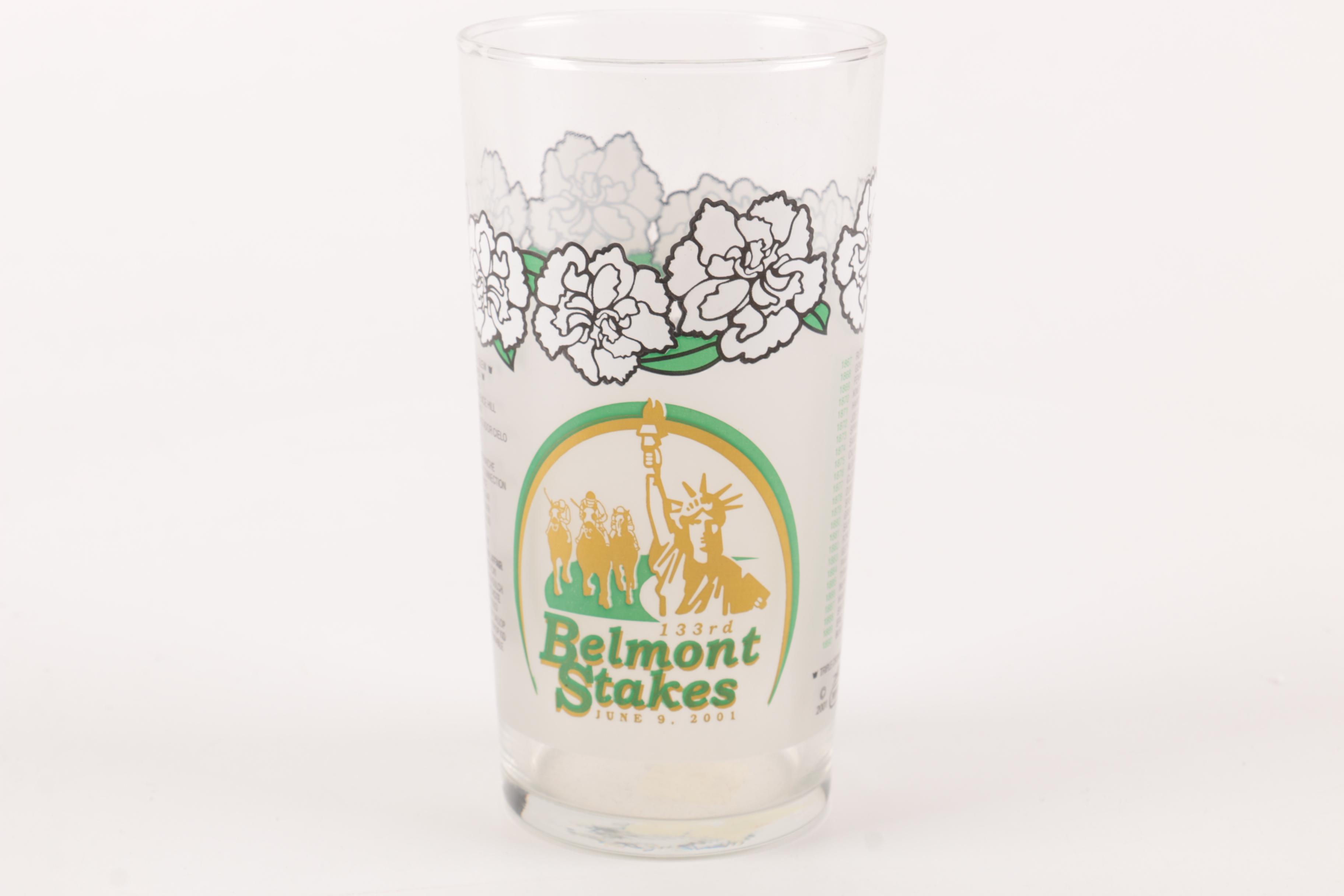 Belmont Stakes Horse Racing Glasses