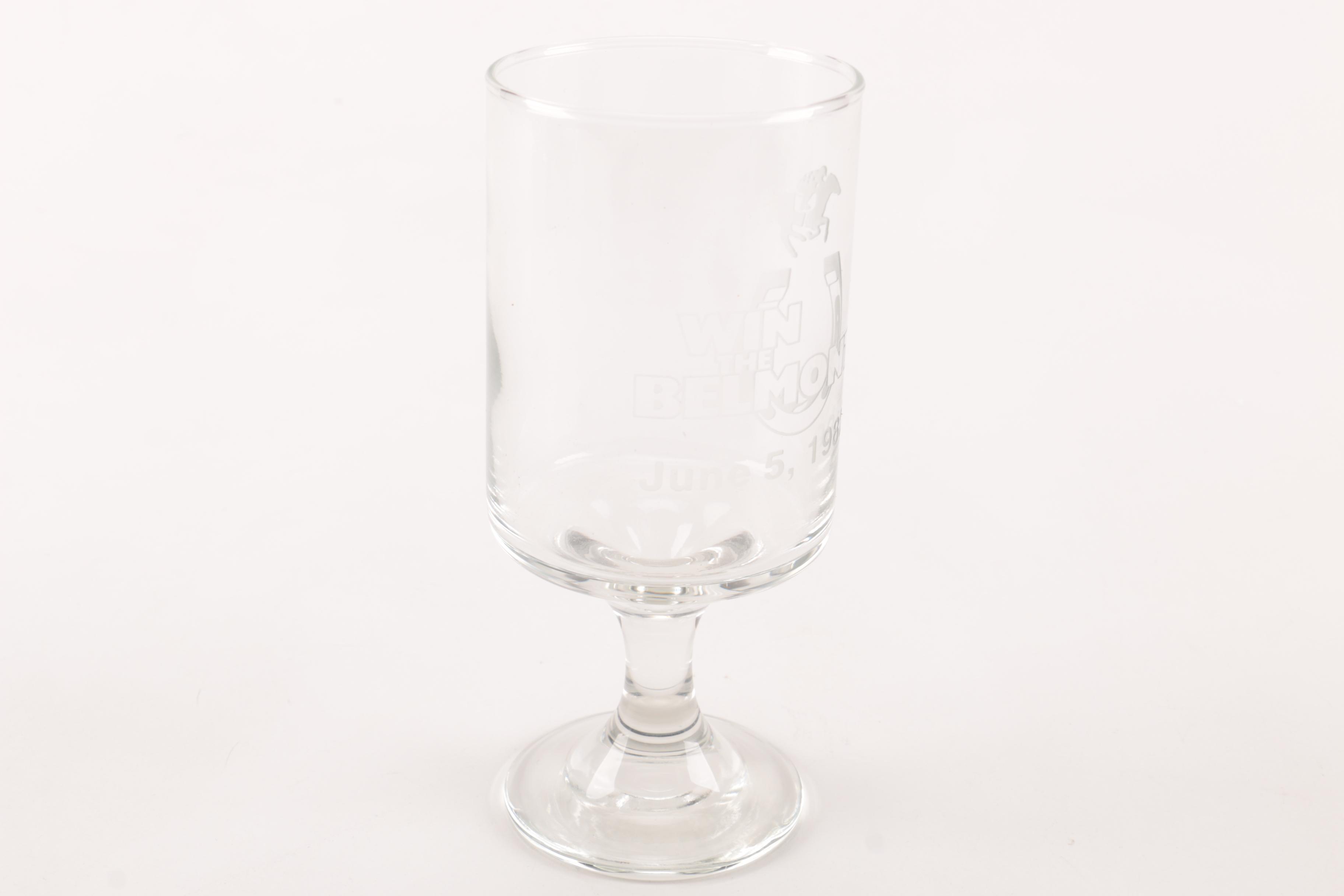 Belmont Stakes Horse Racing Glasses