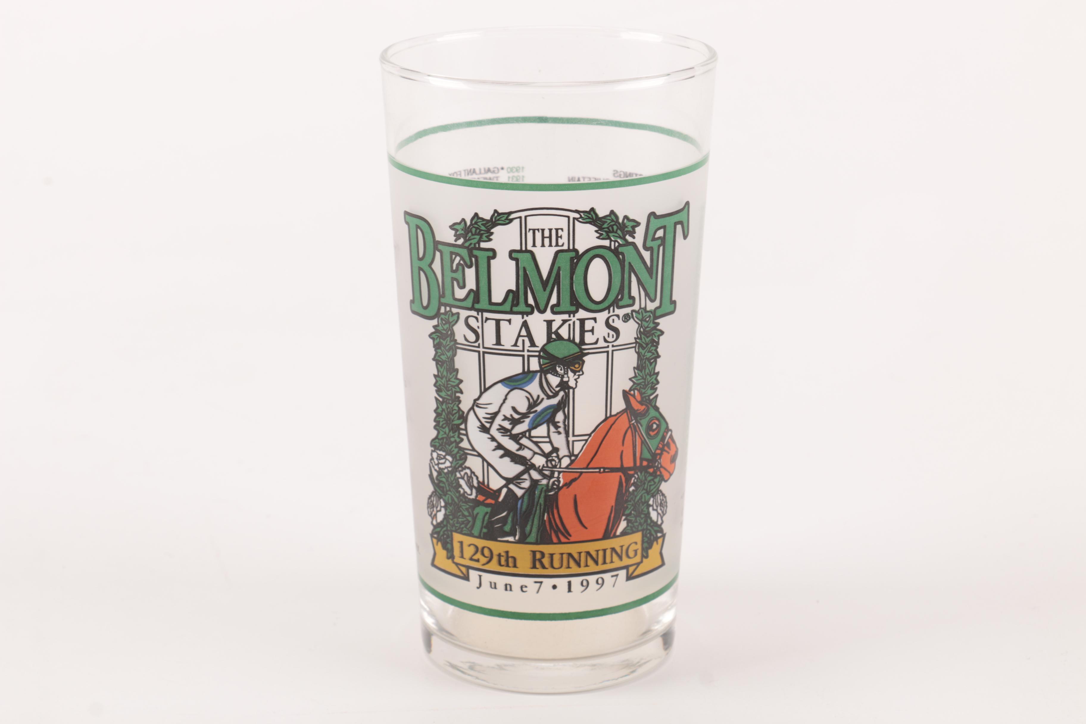 Belmont Stakes Horse Racing Glasses