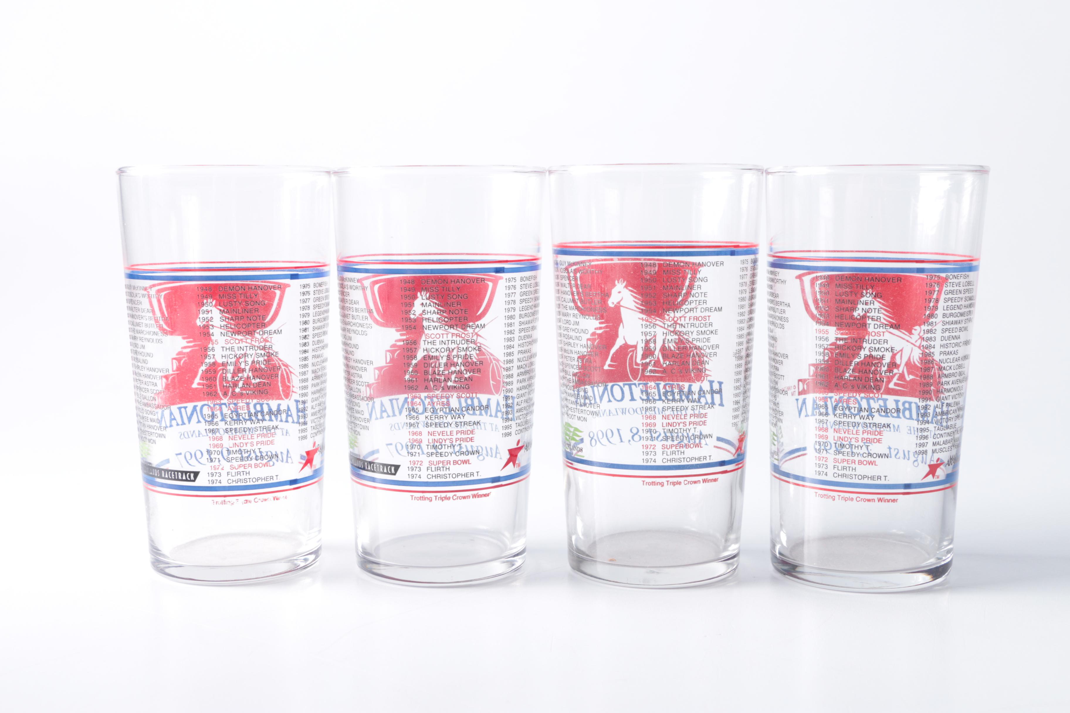 Hambletonian Harness Racing Glasses