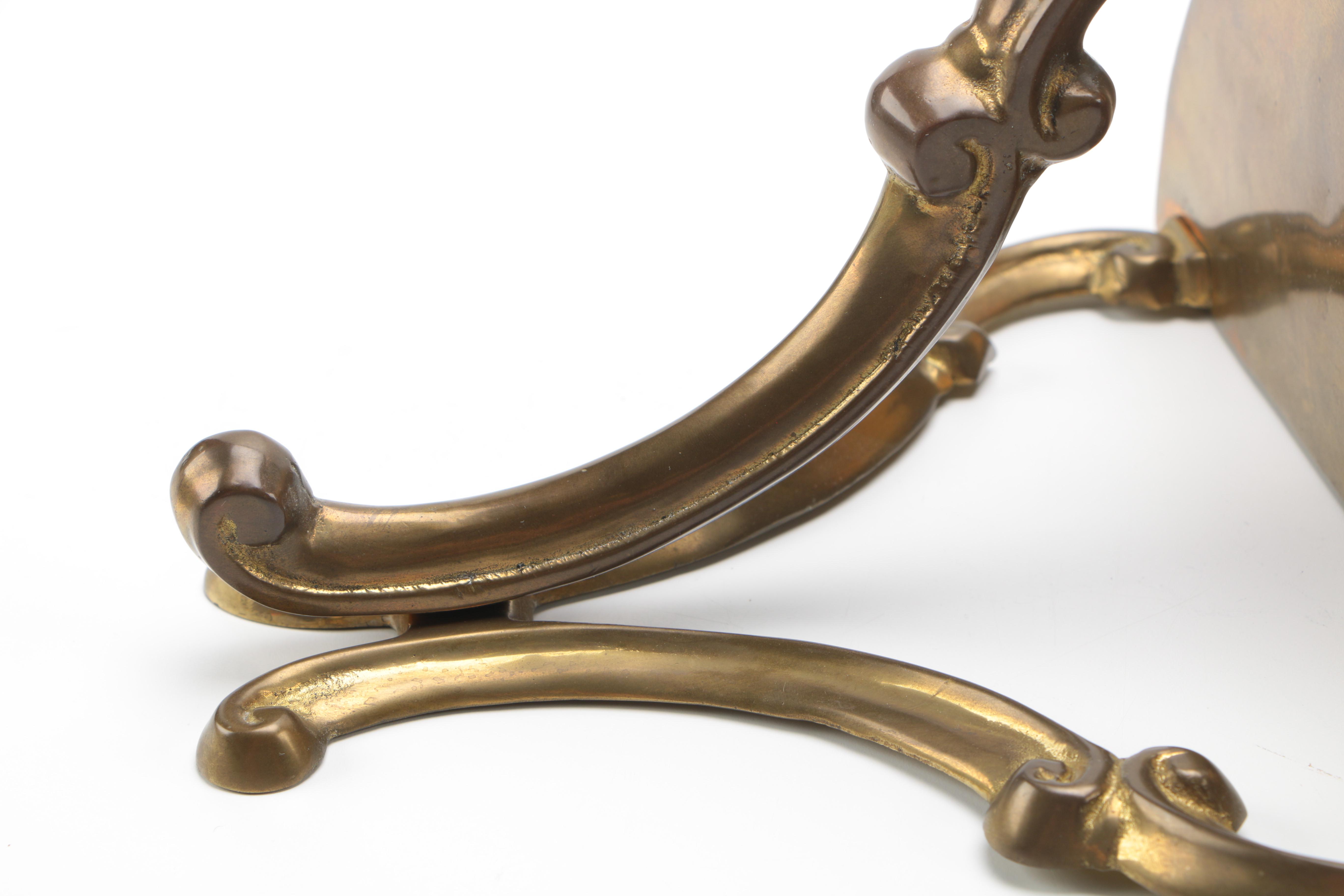 Brass Wall-Mount Shelf