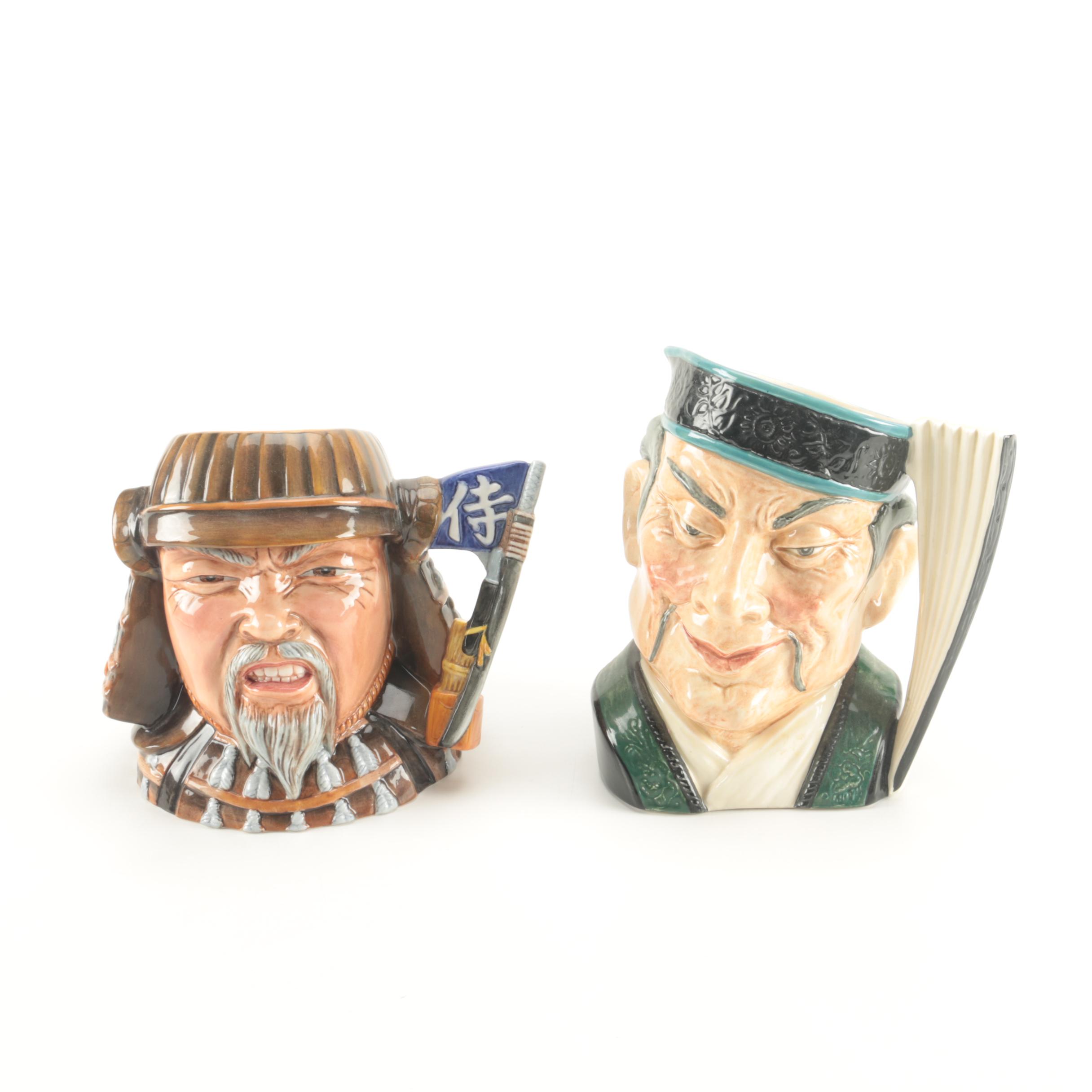 Royal Doulton Toby Jugs of Japanese Characters