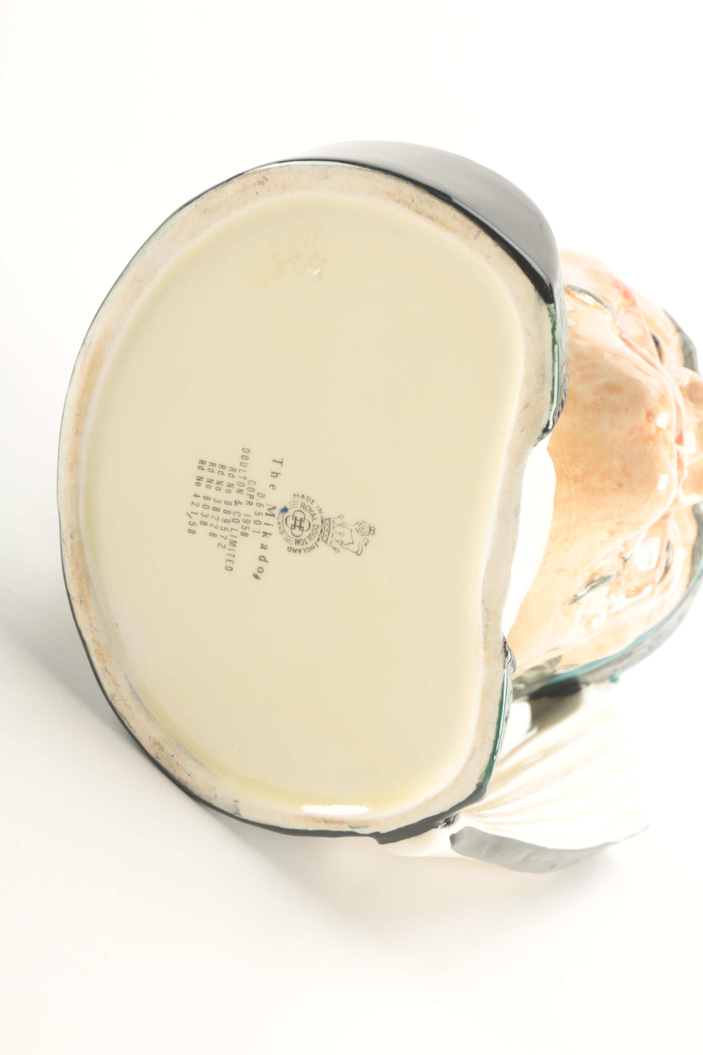 Royal Doulton Toby Jugs of Japanese Characters