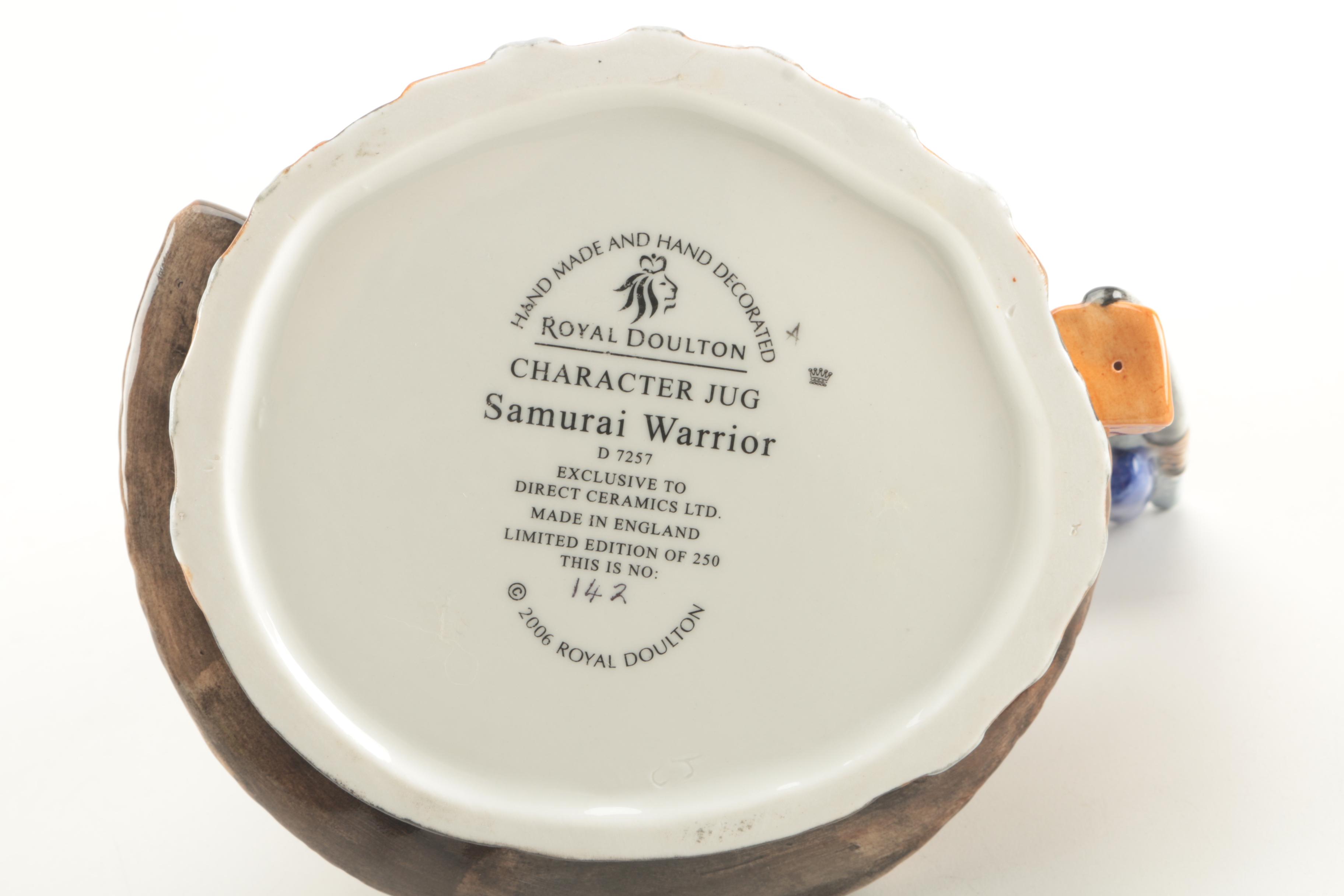 Royal Doulton Toby Jugs of Japanese Characters