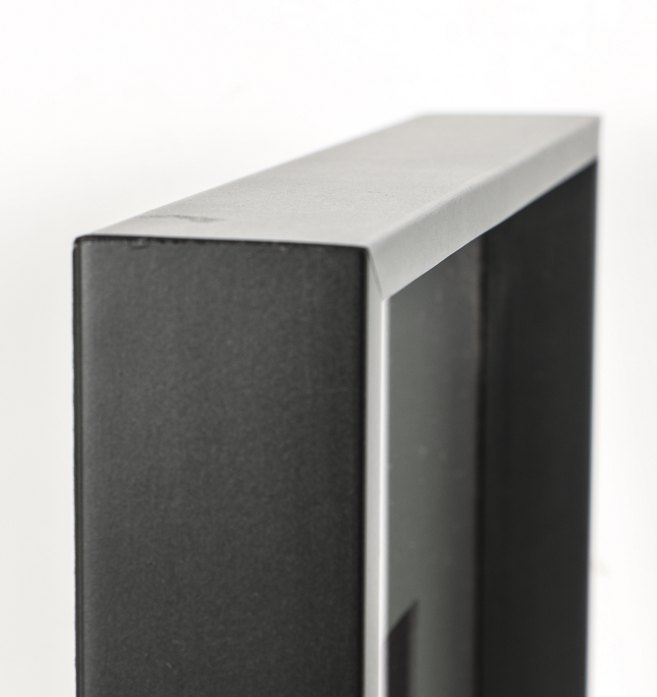 Digital Black and White Photograph of Young Woman with an Umbrella