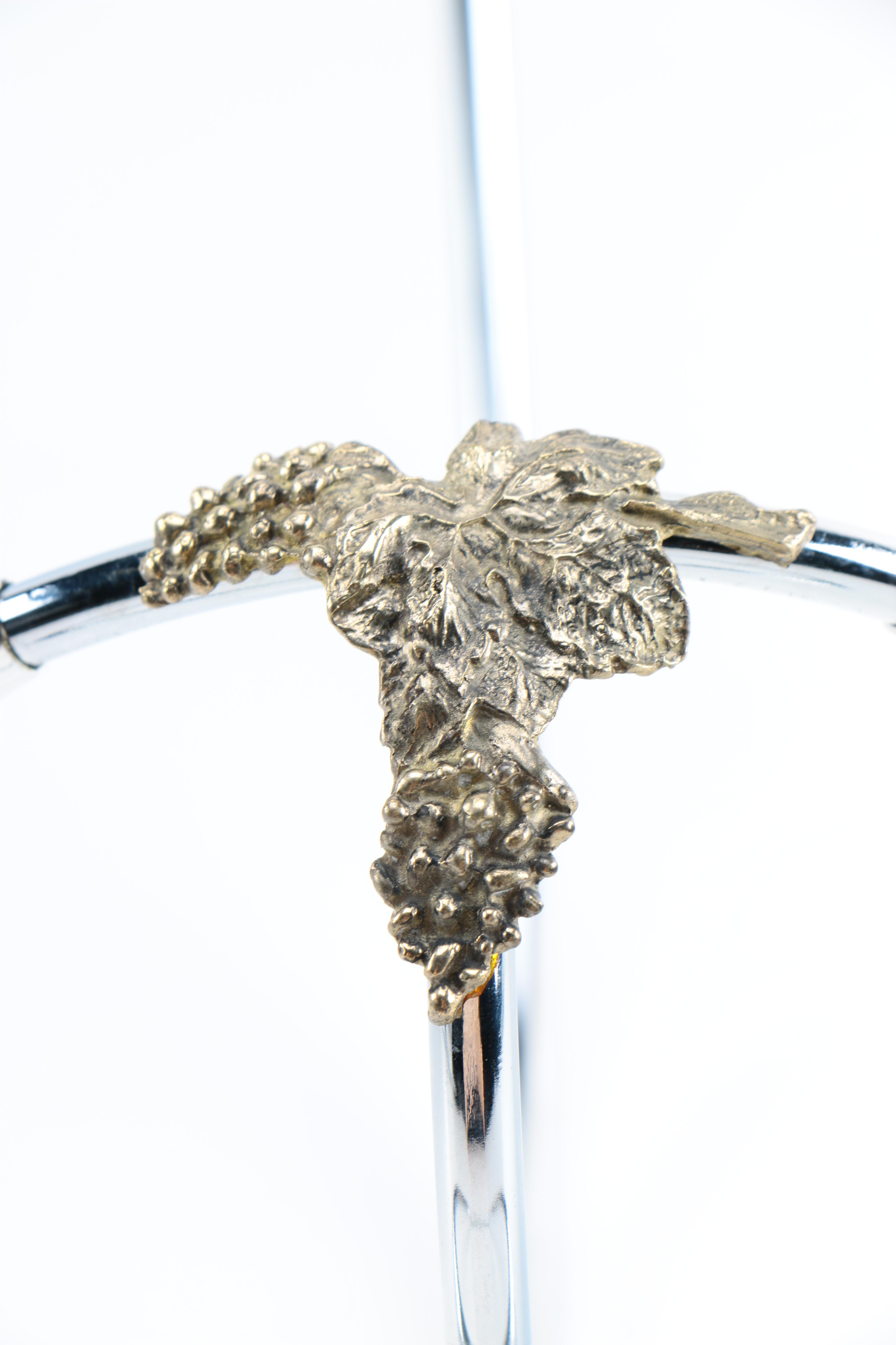 Crystal Bowl From Design Guild With Metal Wire Holder