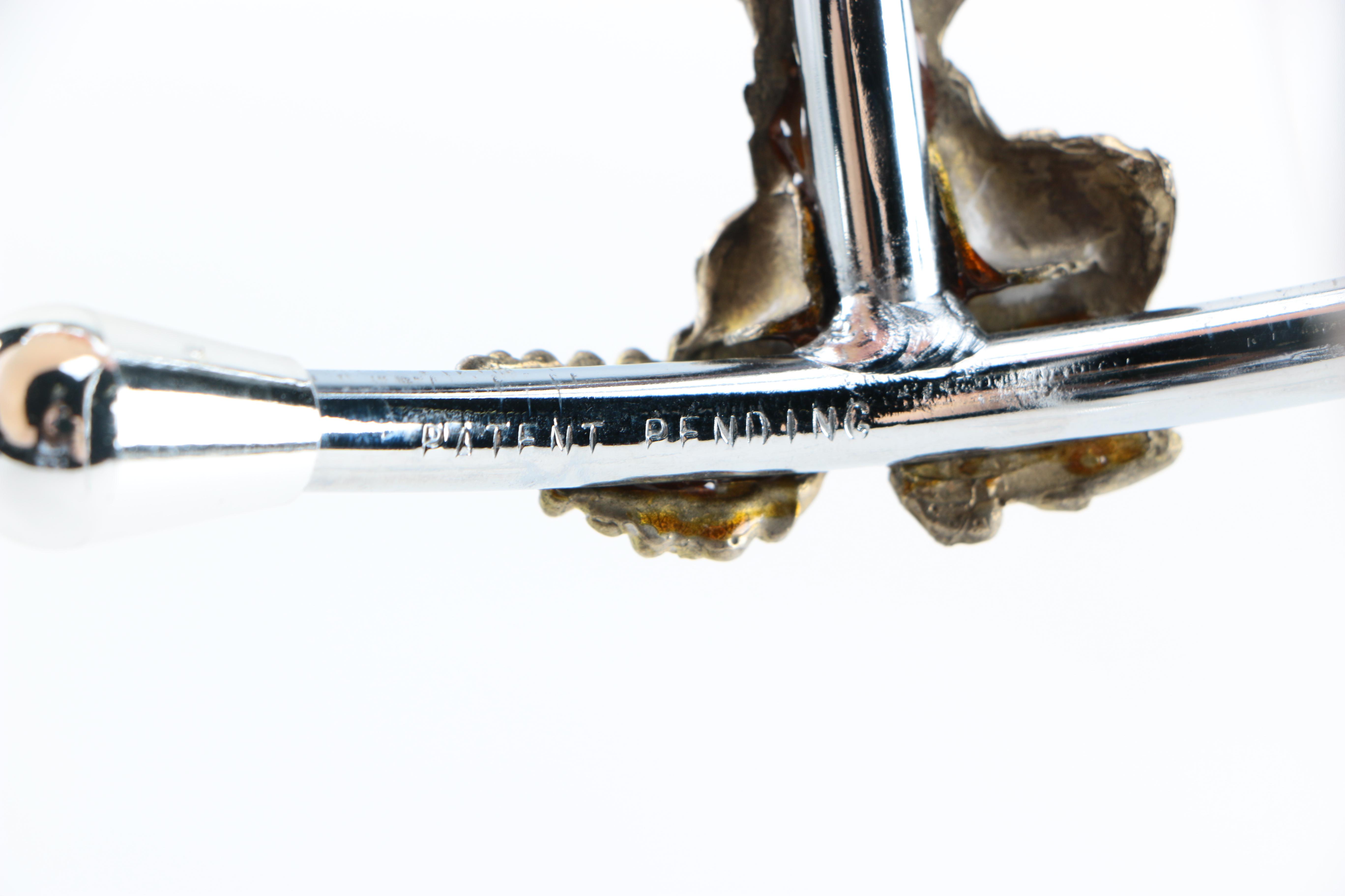 Crystal Bowl From Design Guild With Metal Wire Holder