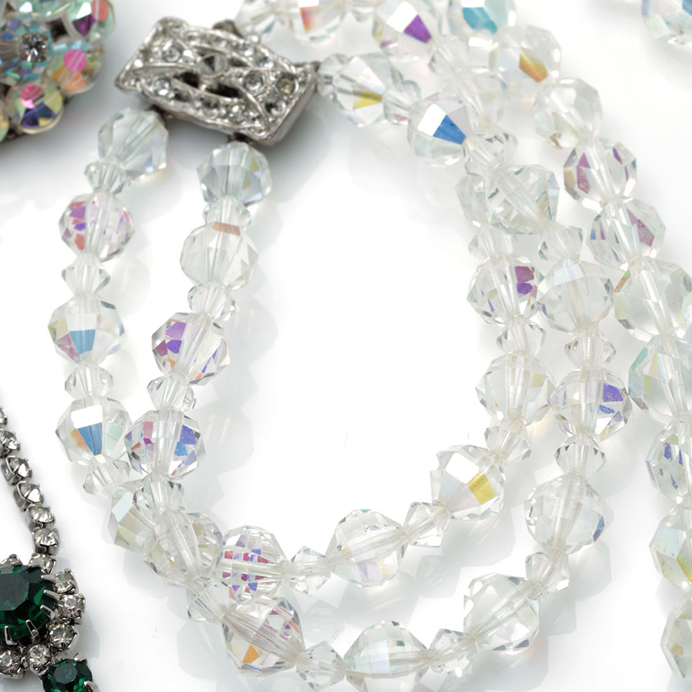 Aurora Borealis and Vintage Rhinestone Jewelry