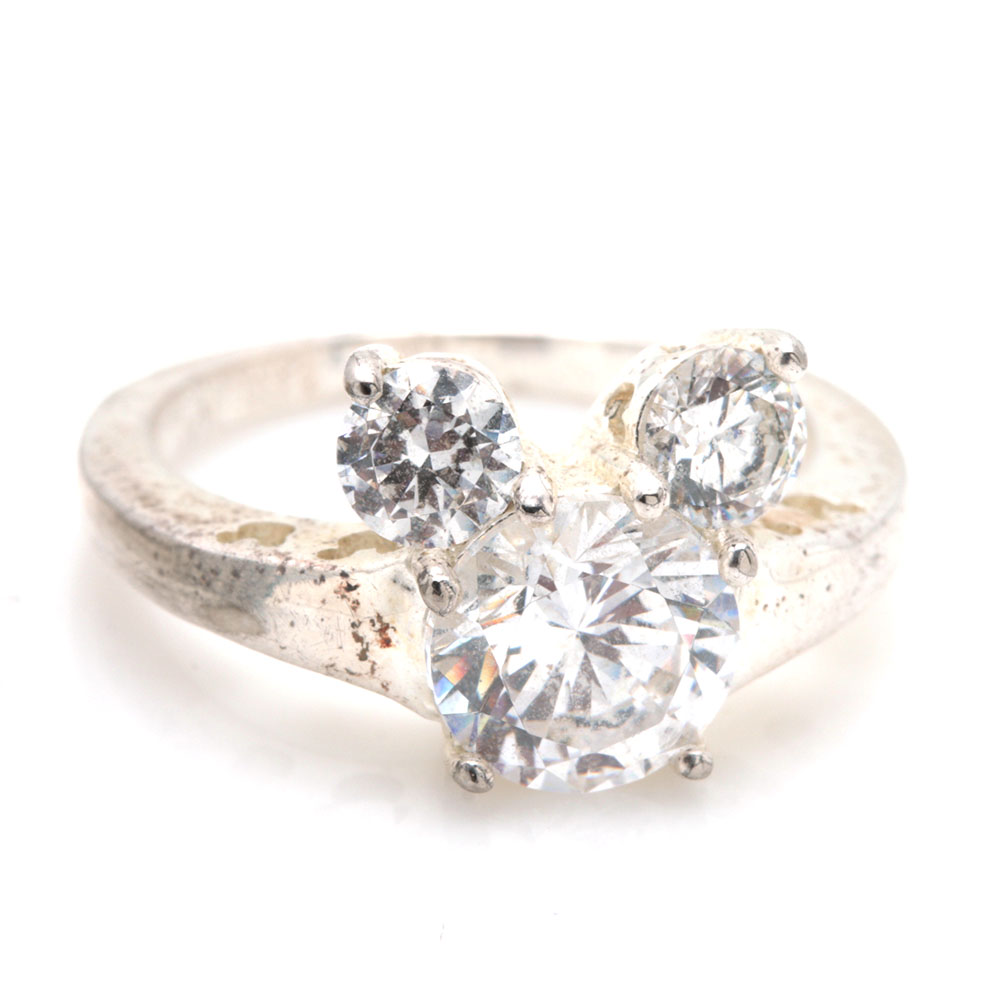 Sterling Silver Mickey Mouse Rings