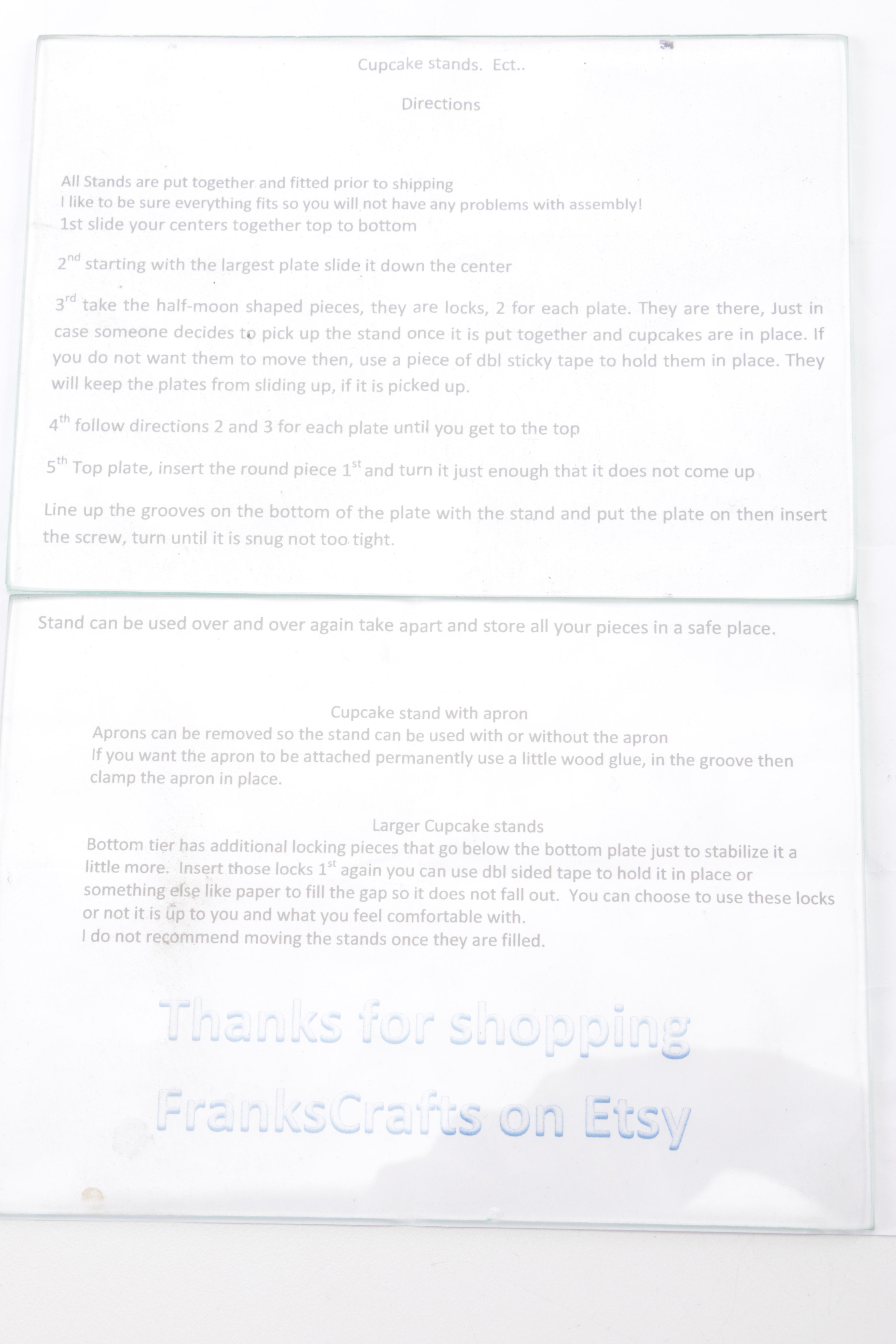 Franks Crafts Cupcake Tree Stand