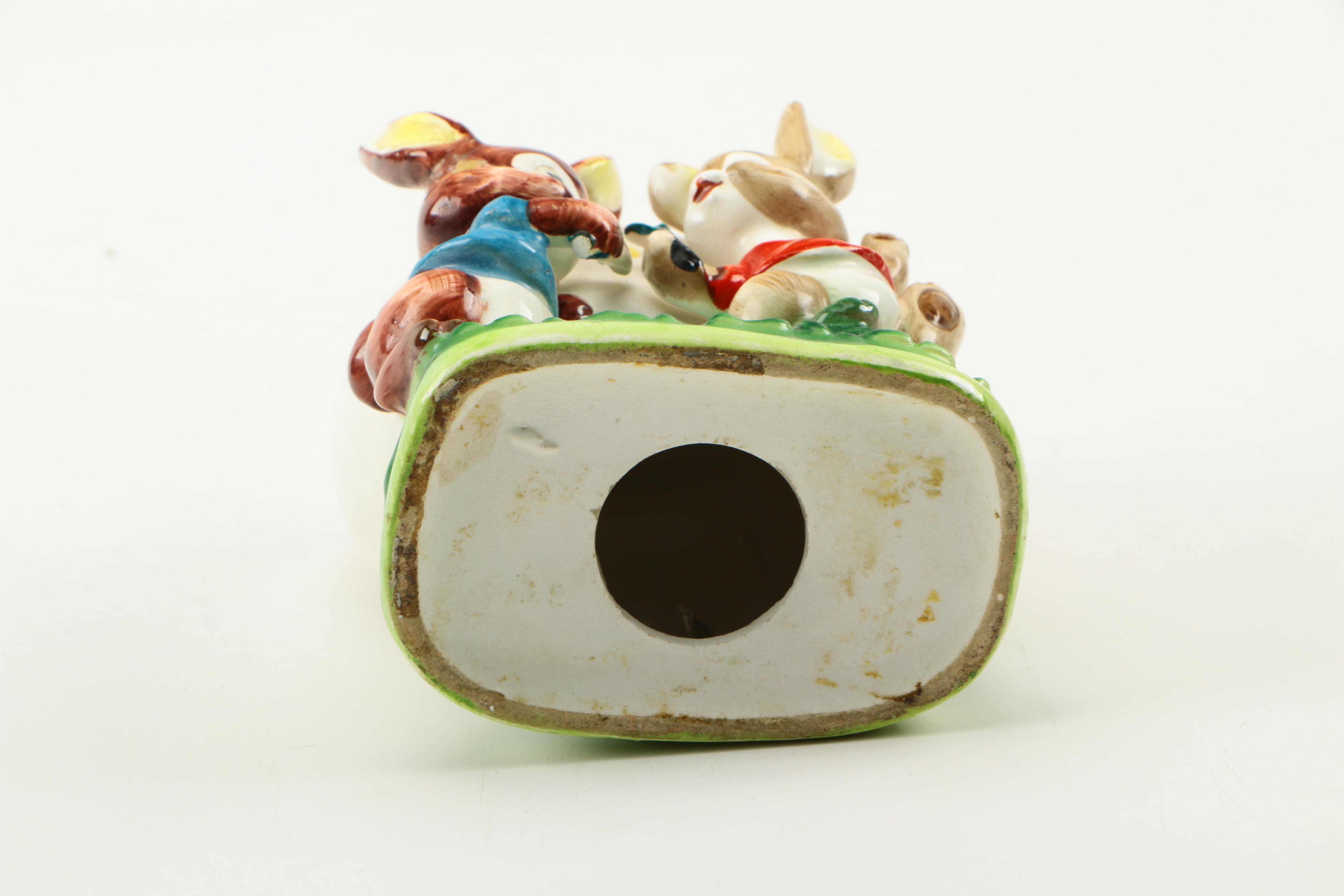 Assorted Ceramic Decor Including Delft