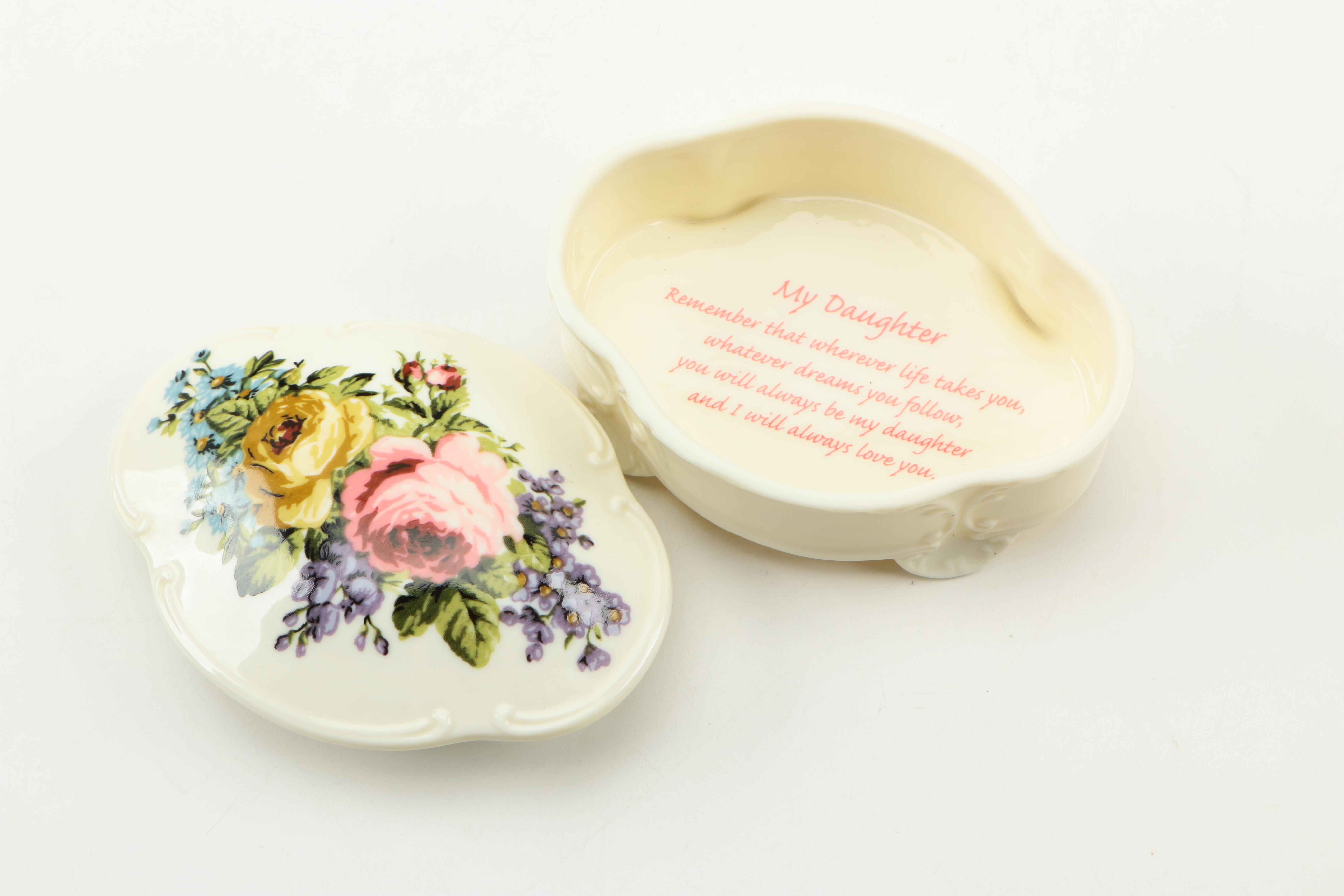 Assorted Ceramic Decor Including Delft