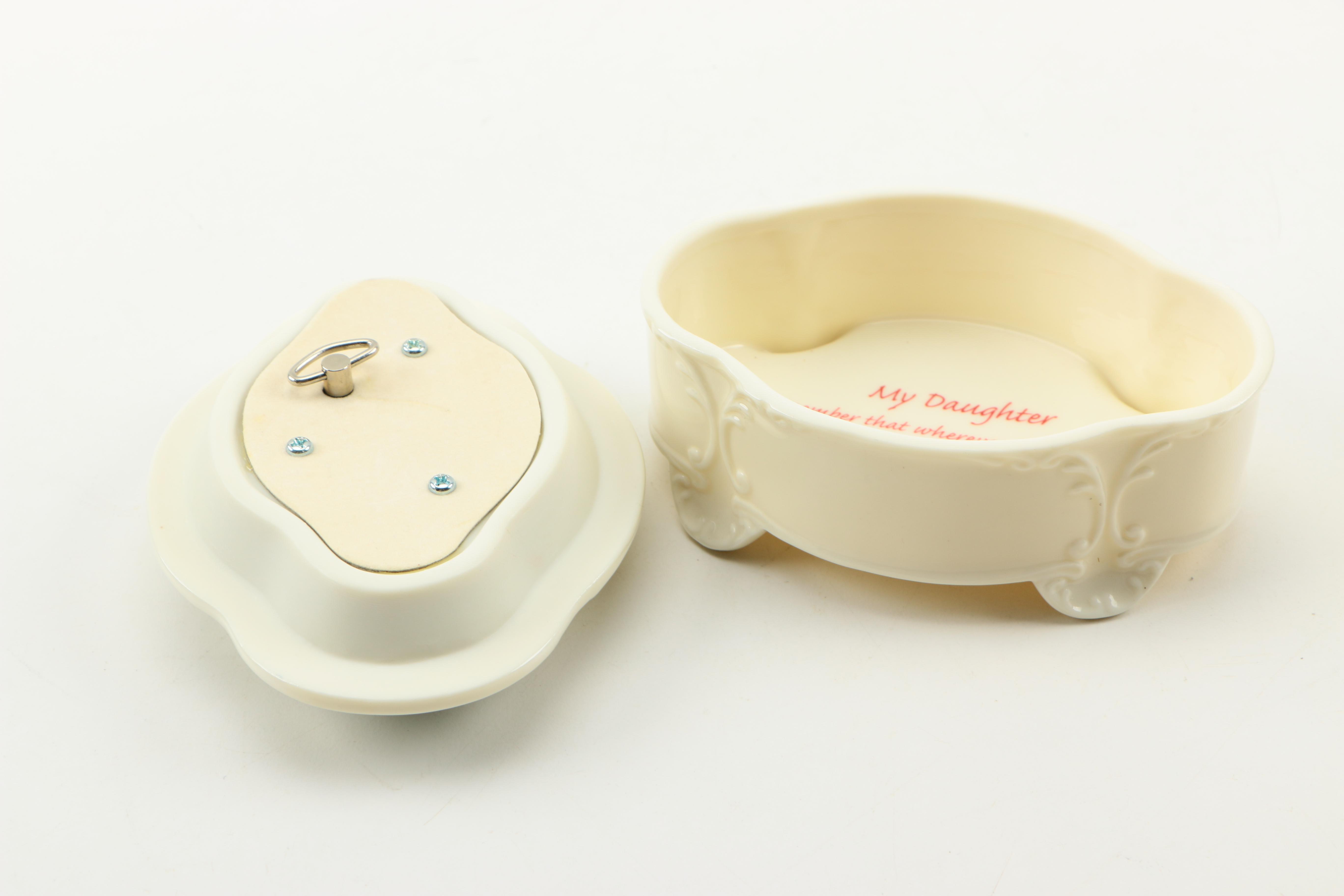 Assorted Ceramic Decor Including Delft