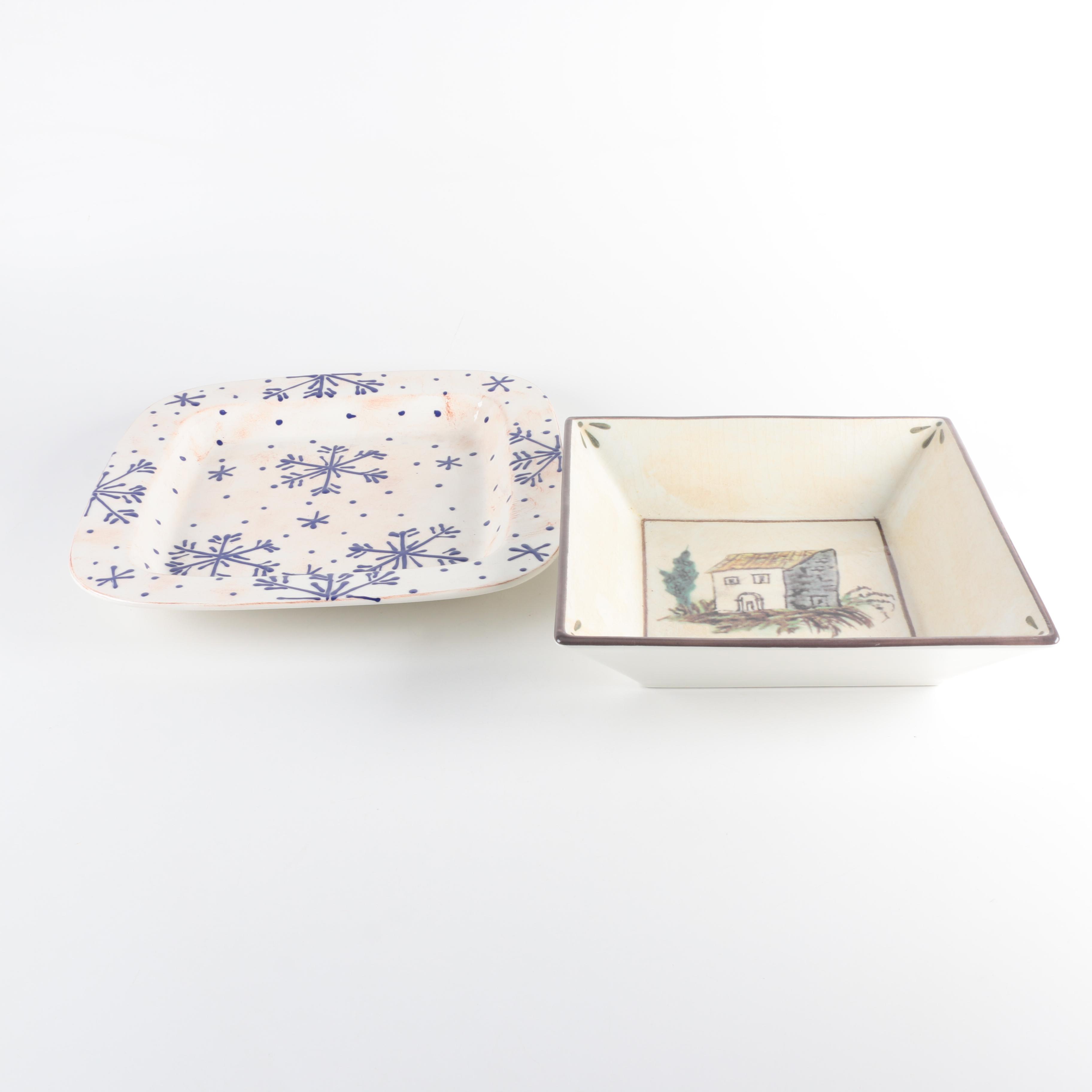 Italian Made Ceramic Plates