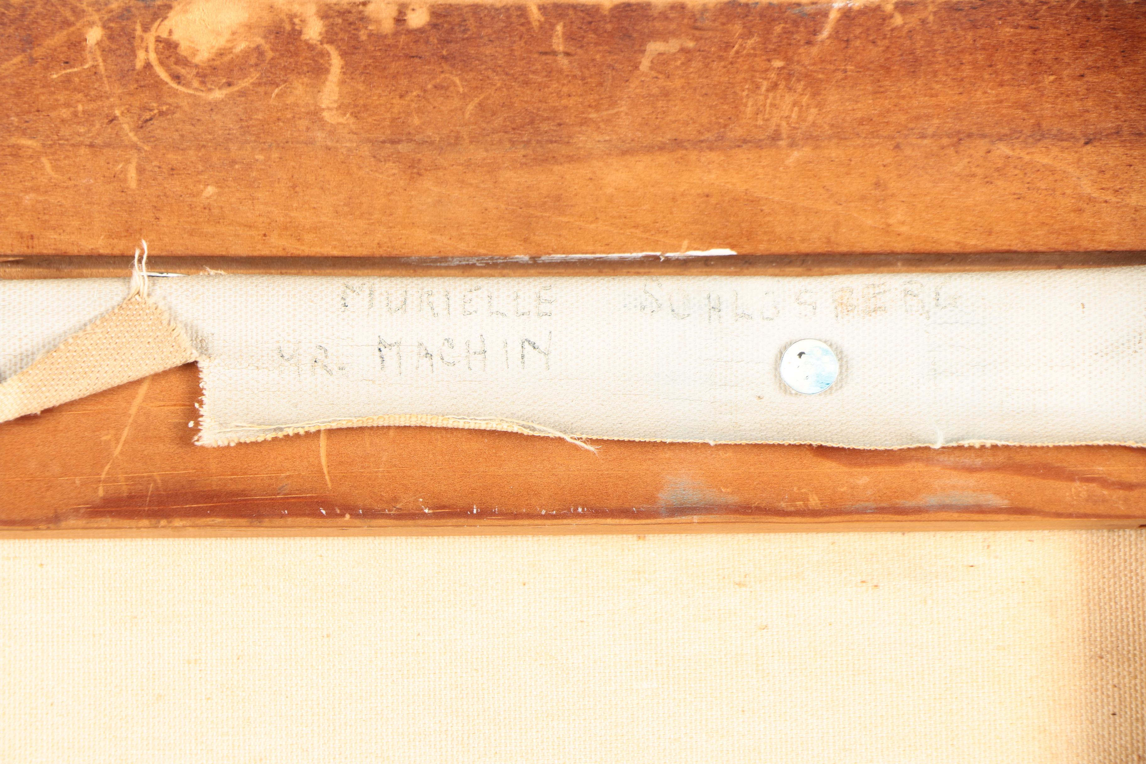 Murielle Schlosberg Oil Painting on Canvas Two Girls