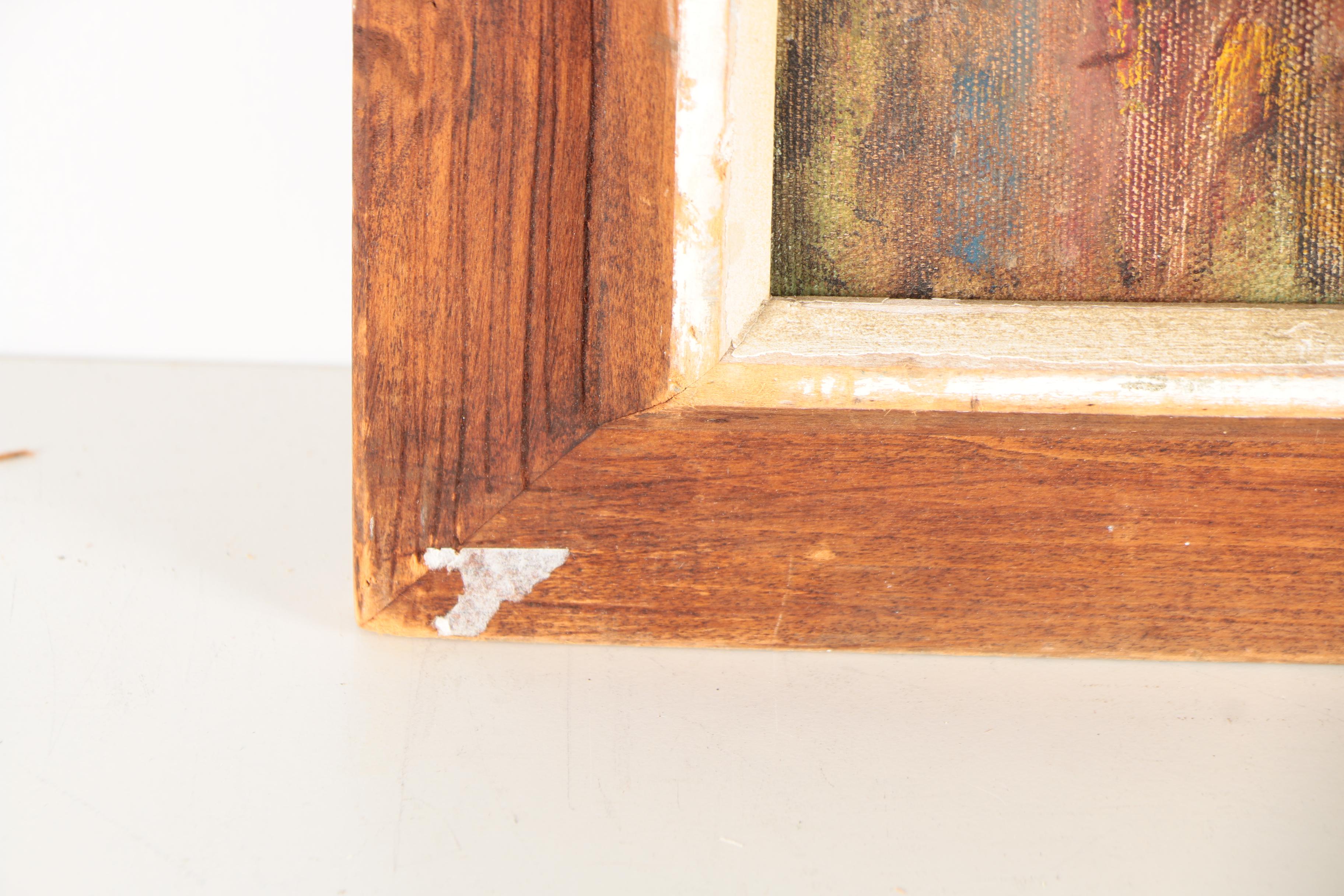 Murielle Schlosberg Oil Painting on Canvas Two Girls