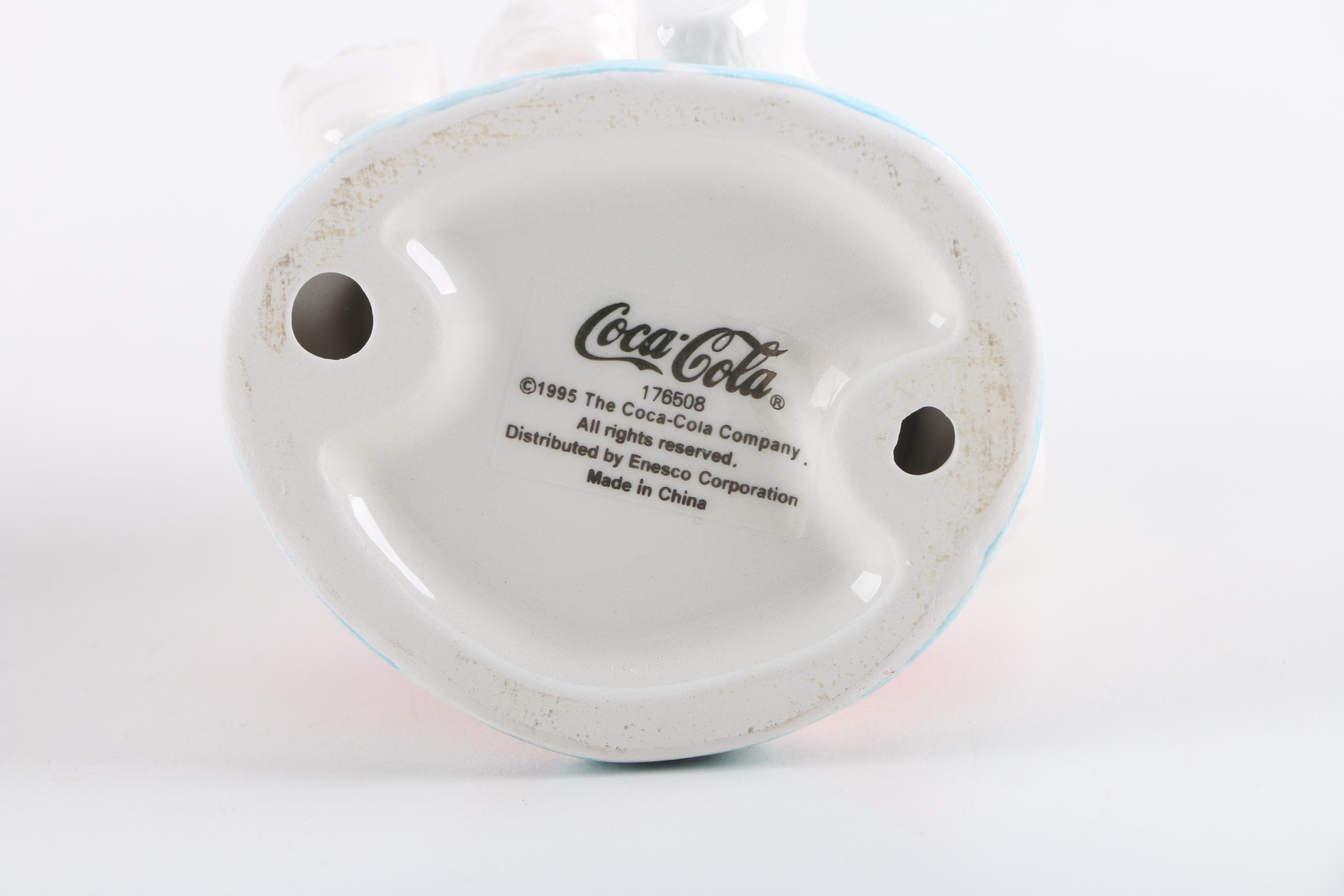 Collection of Coca-Cola Porcelain Bear Figurines