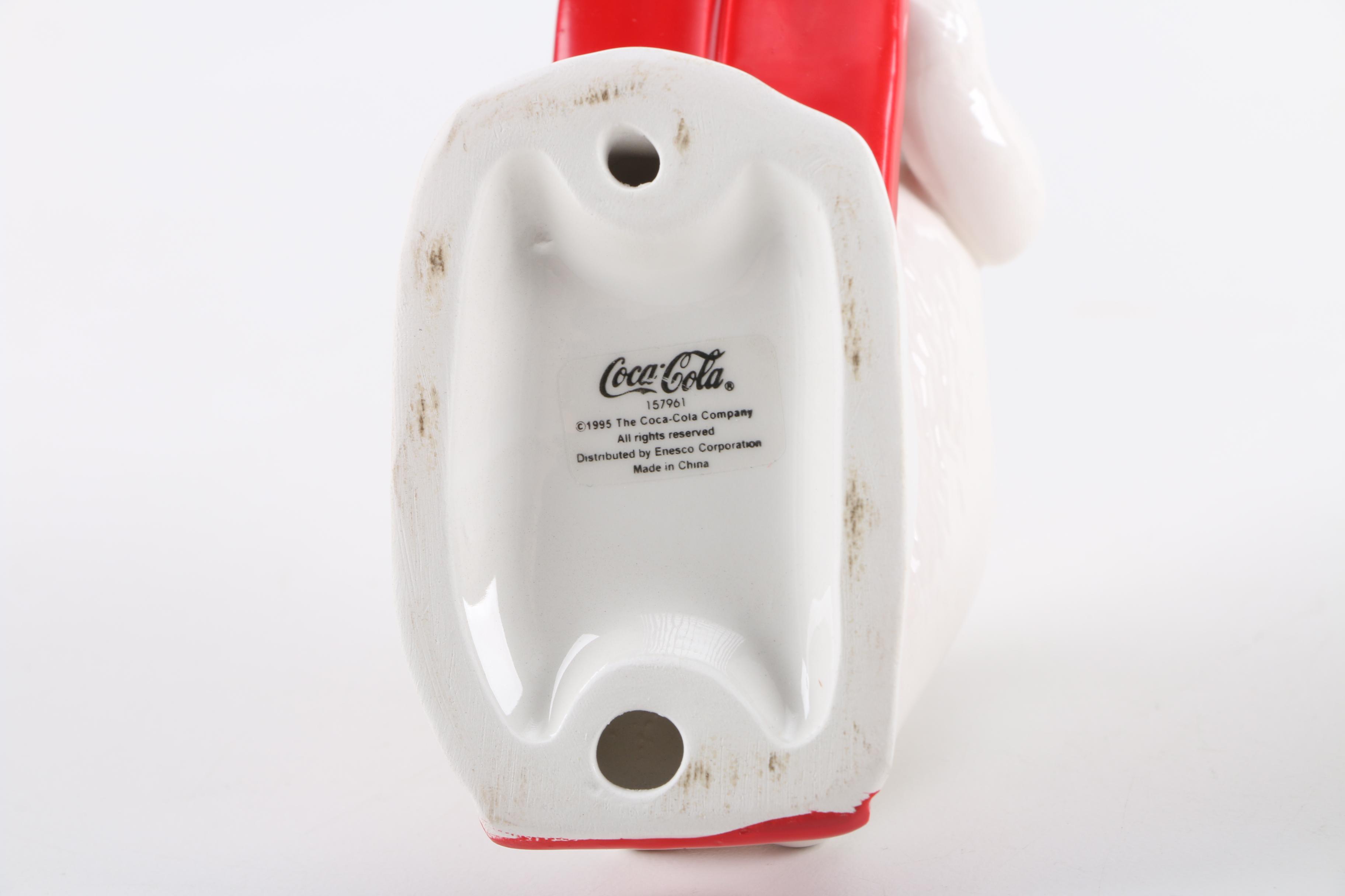 Collection of Coca-Cola Porcelain Bear Figurines