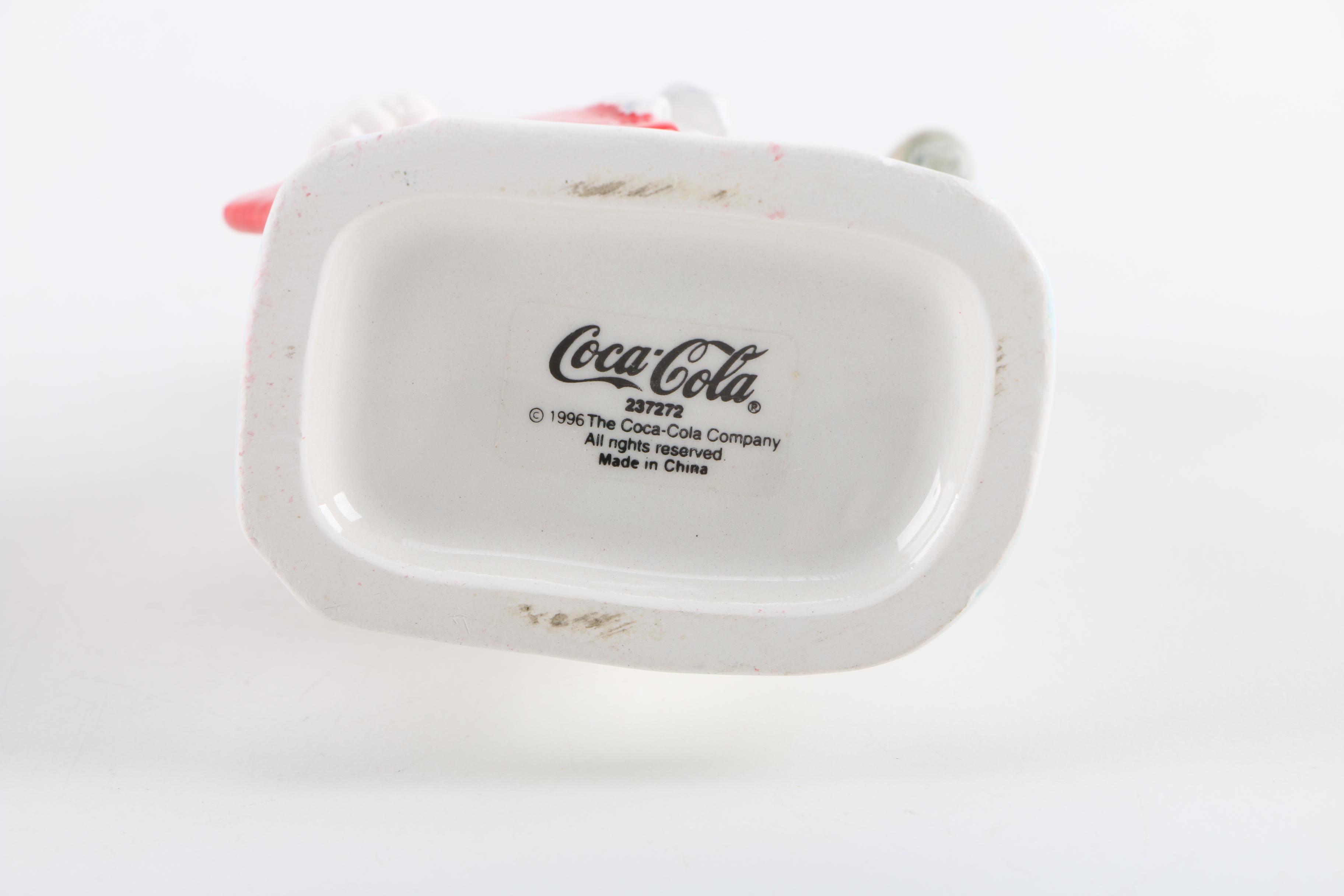 Collection of Coca-Cola Porcelain Bear Figurines