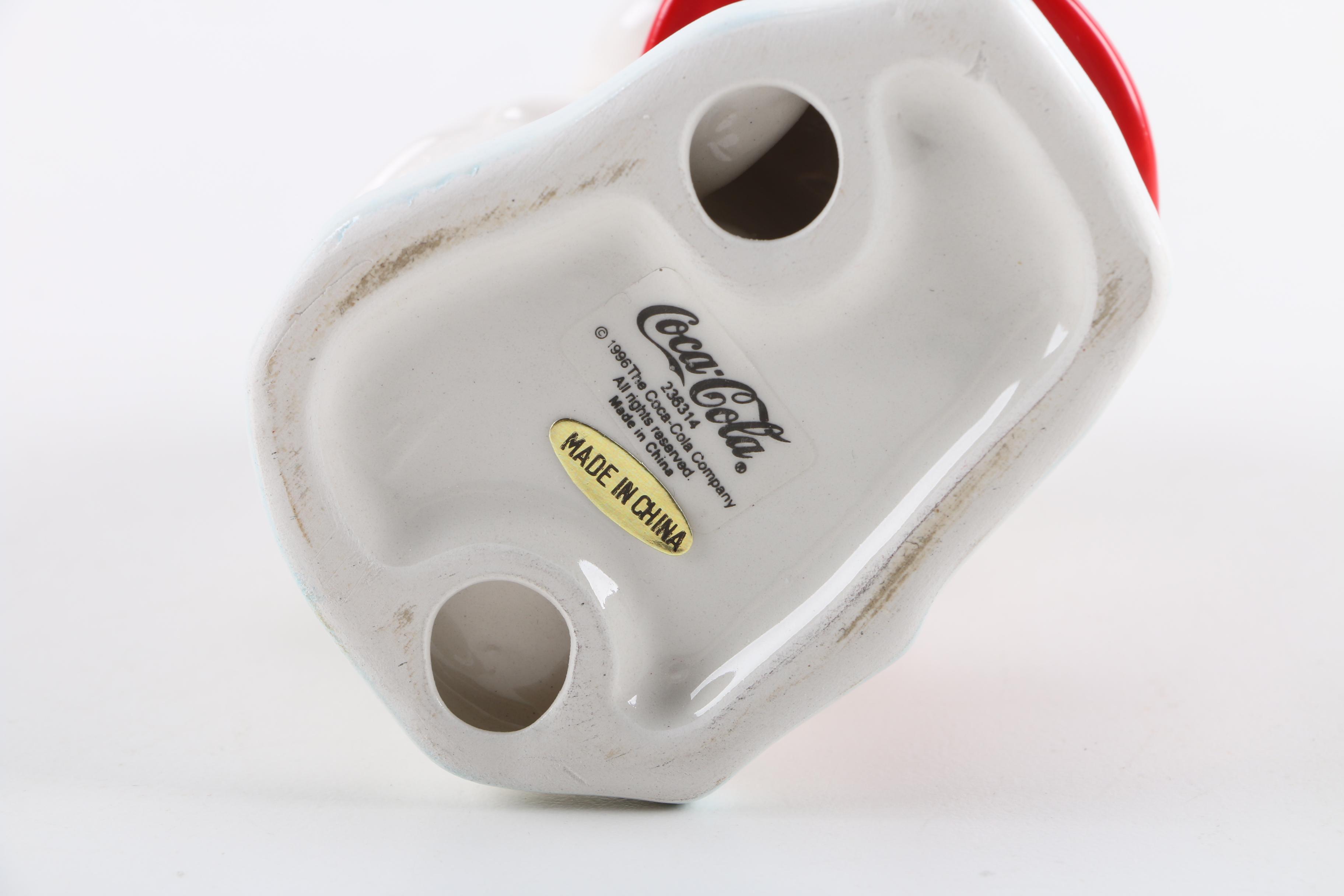 Collection of Coca-Cola Porcelain Bear Figurines