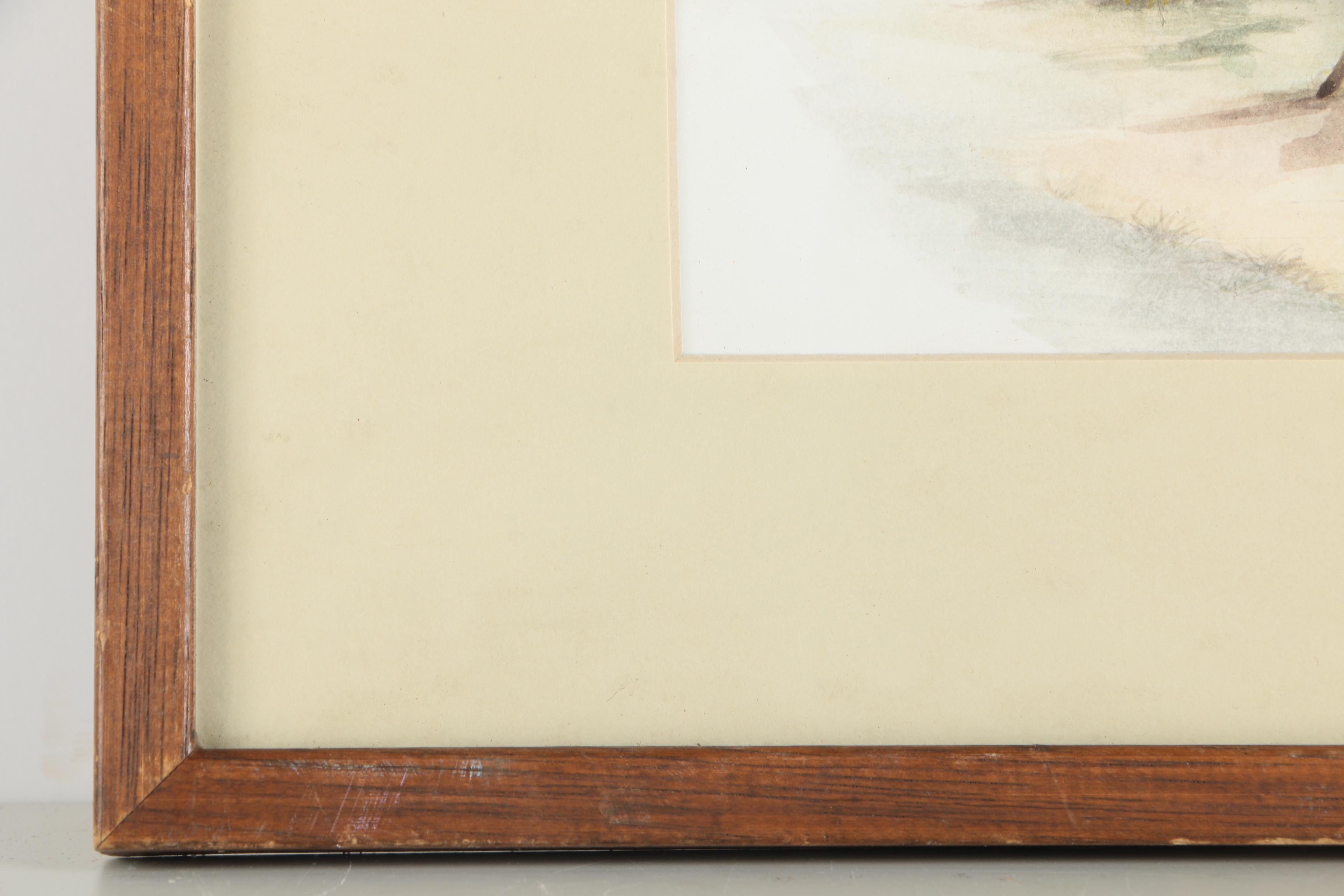 Lalys Watercolor on Cardboard of Farmhands