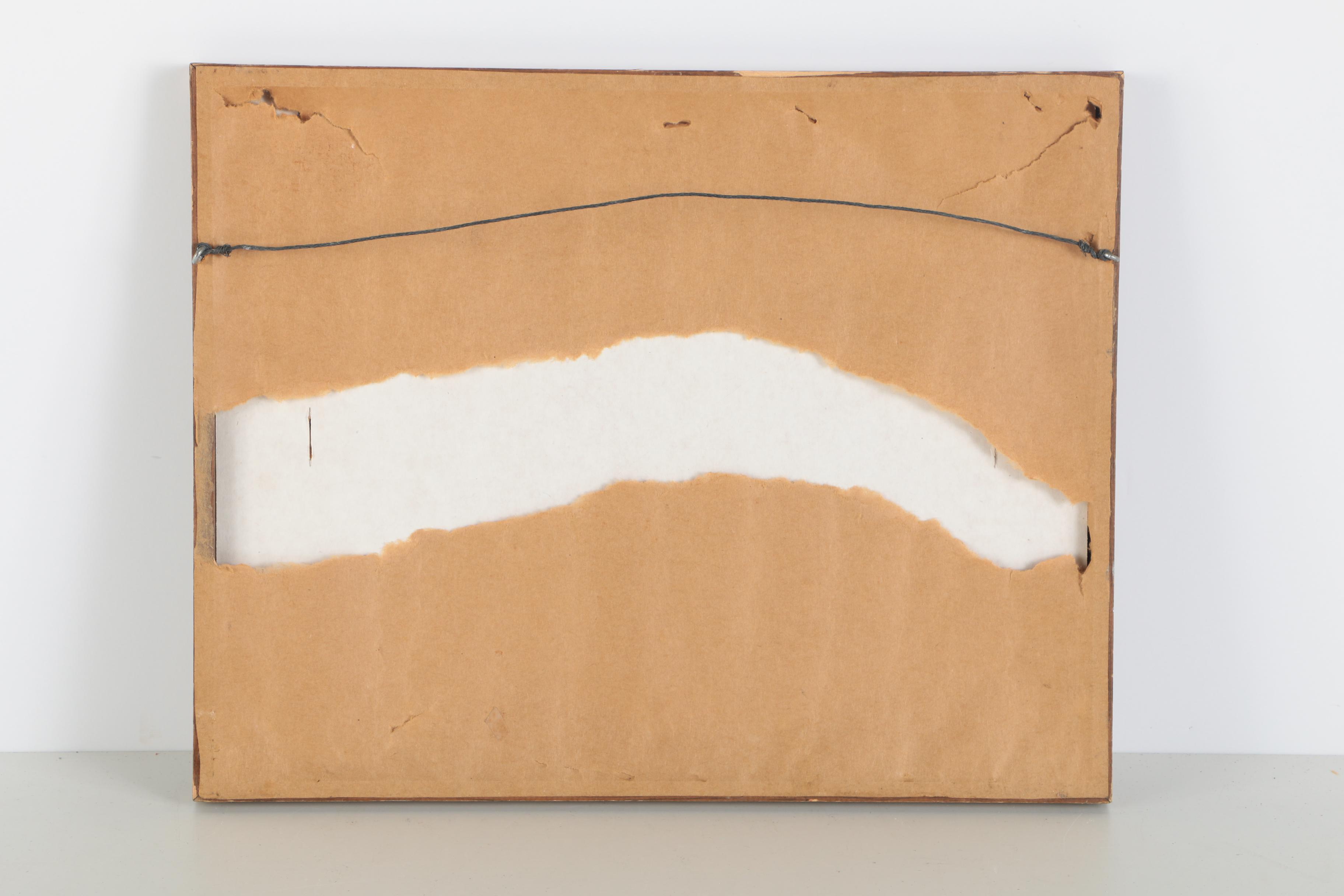 Lalys Watercolor on Cardboard of Farmhands