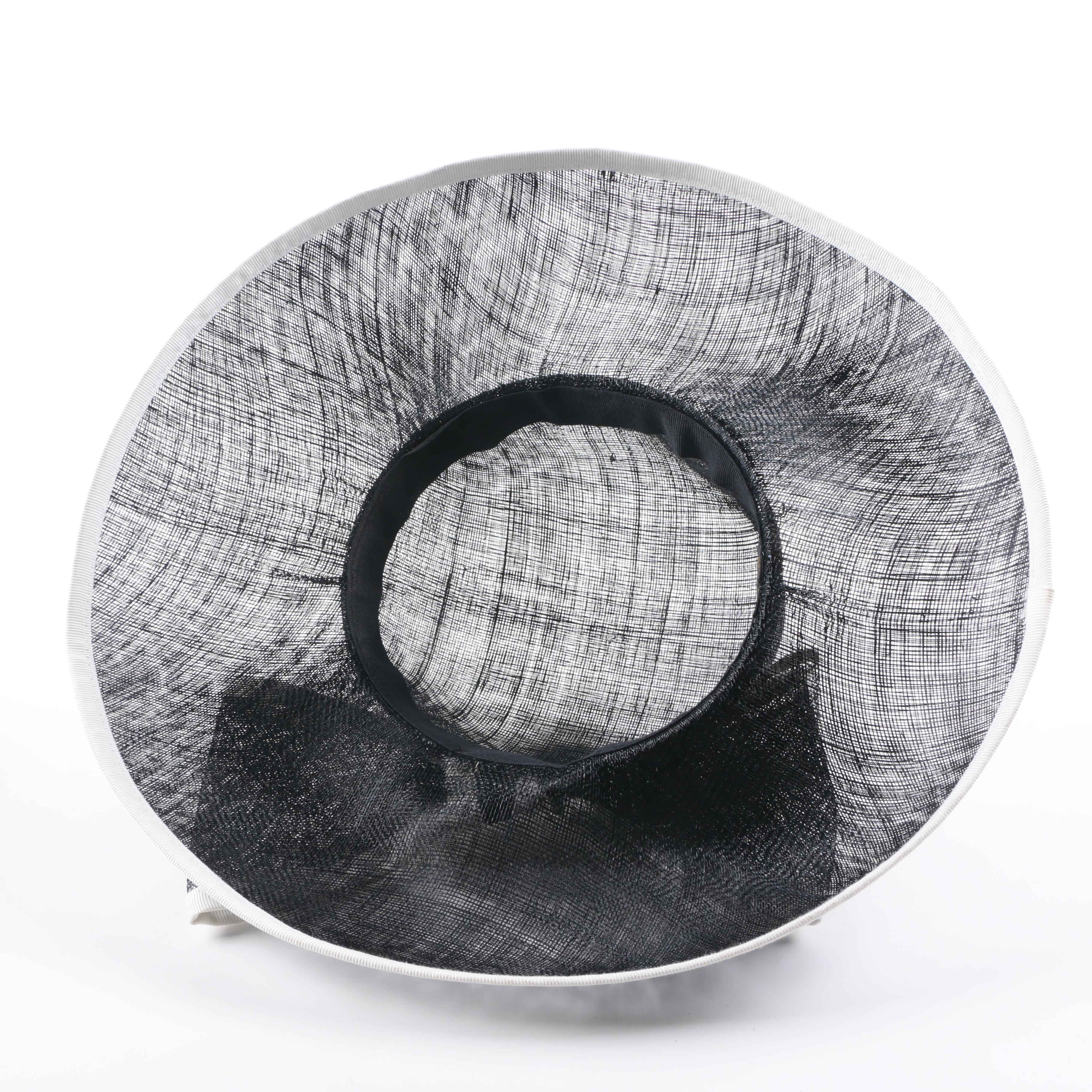 Vintage Black Woven Hats