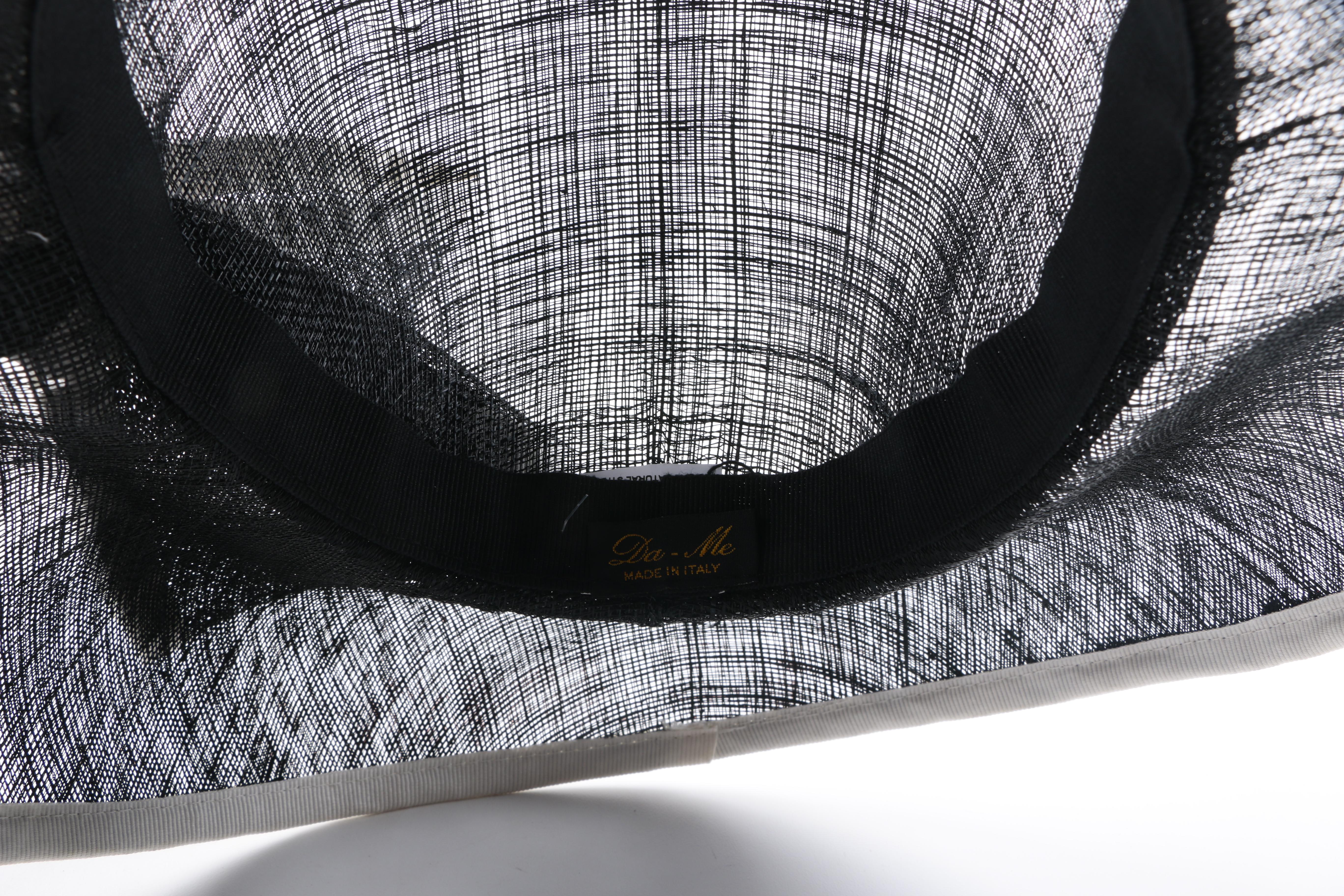 Vintage Black Woven Hats