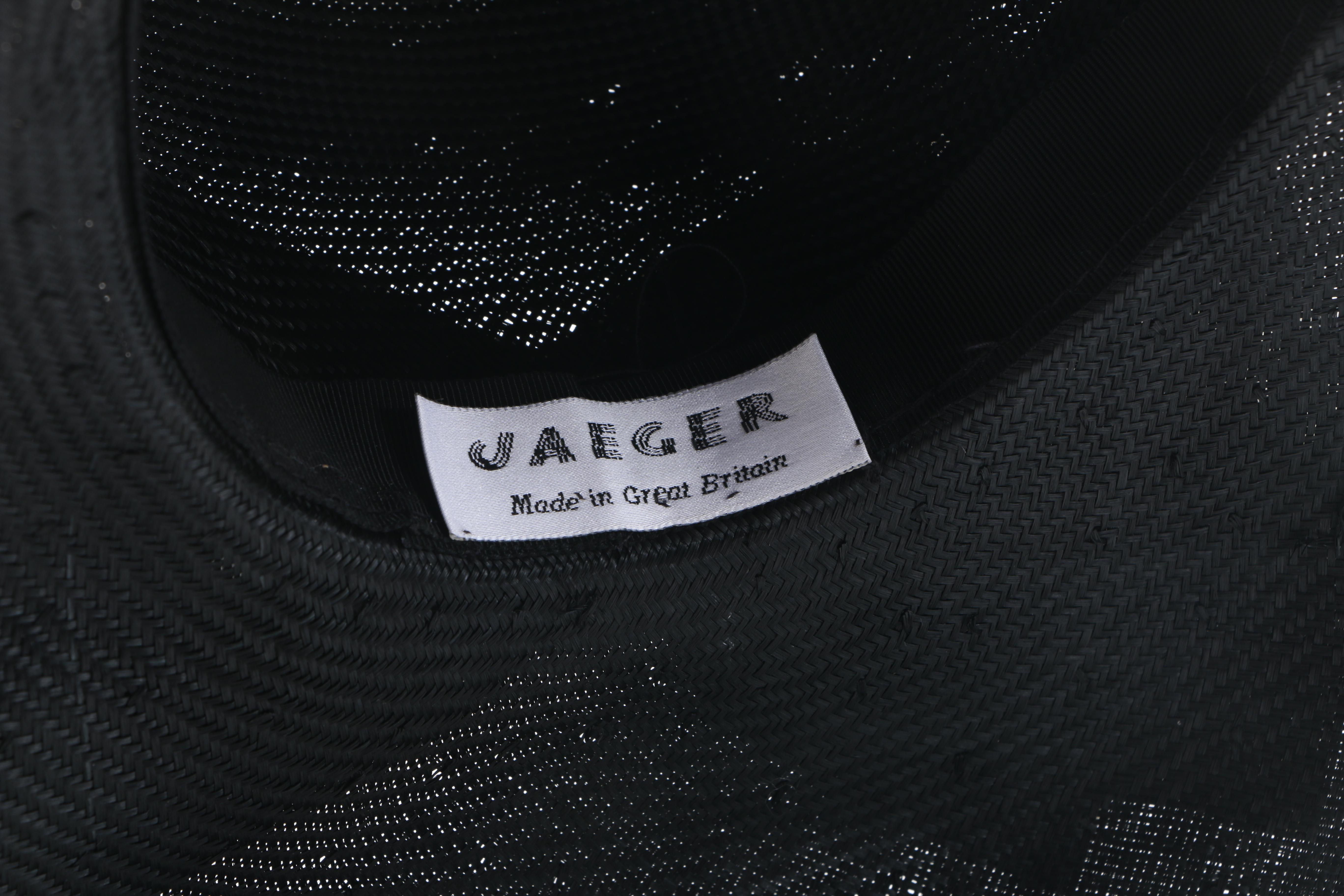 Vintage Black Woven Hats
