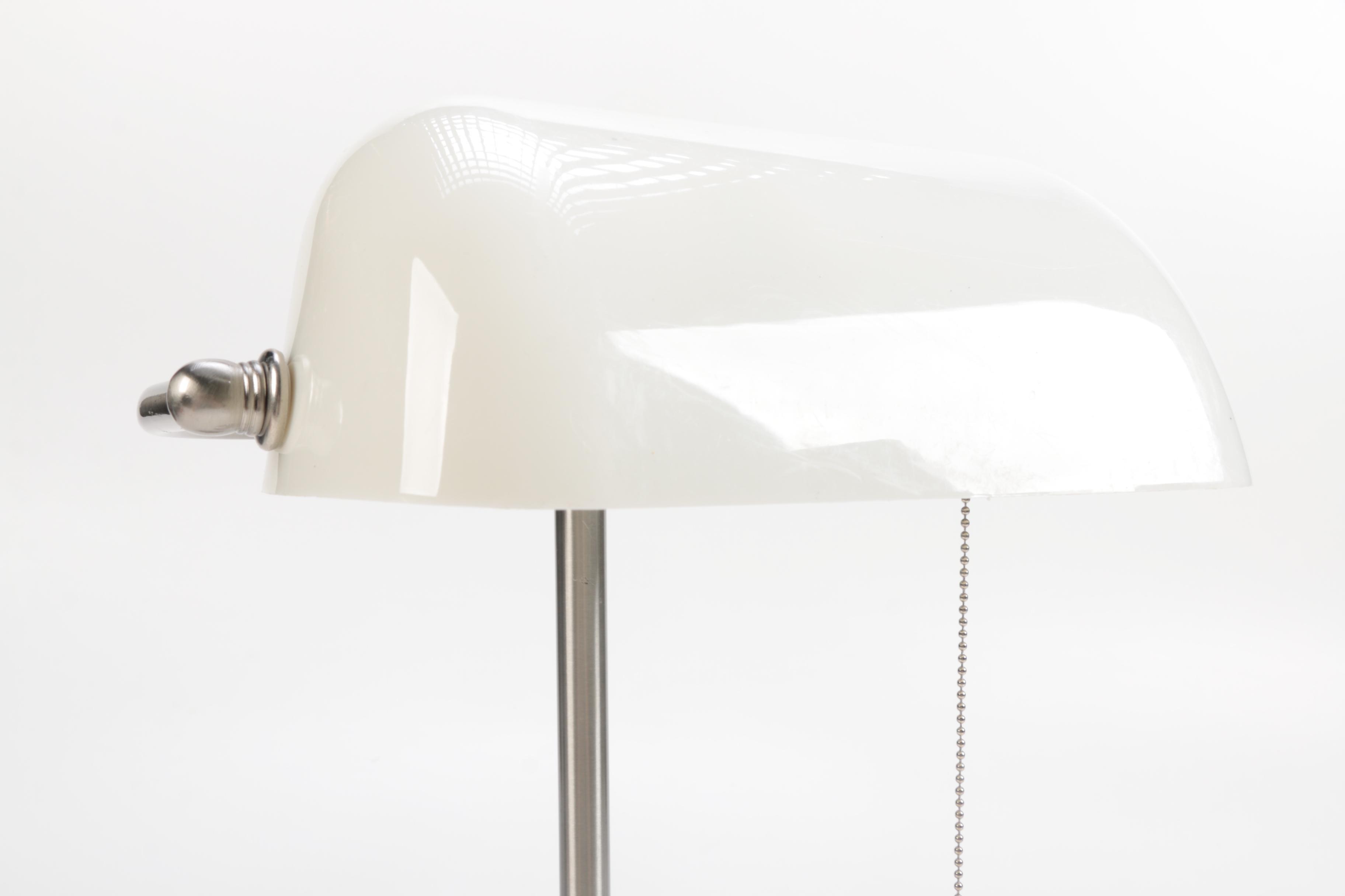 Metal Bankers and Task Table Lamps