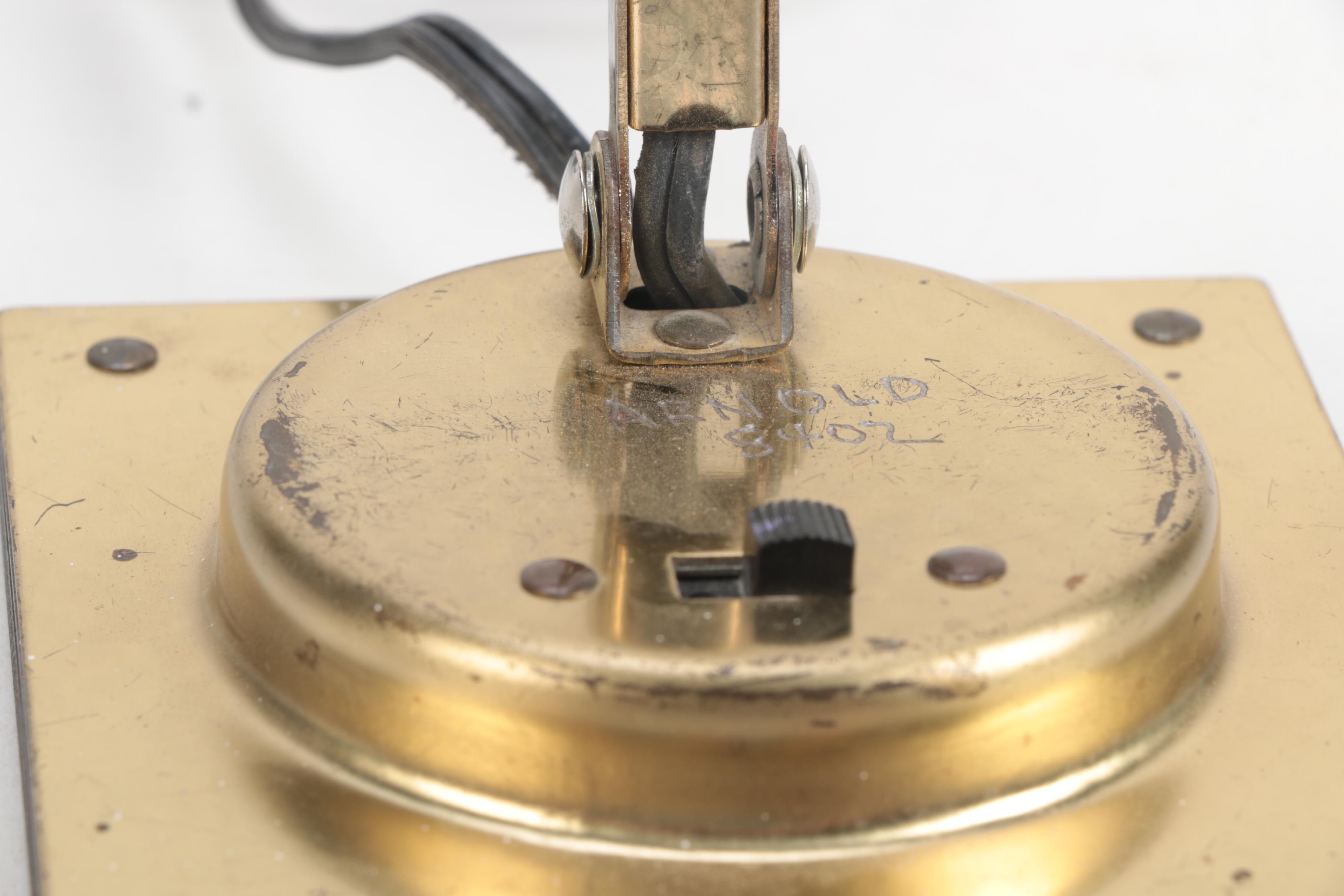 Metal Bankers and Task Table Lamps