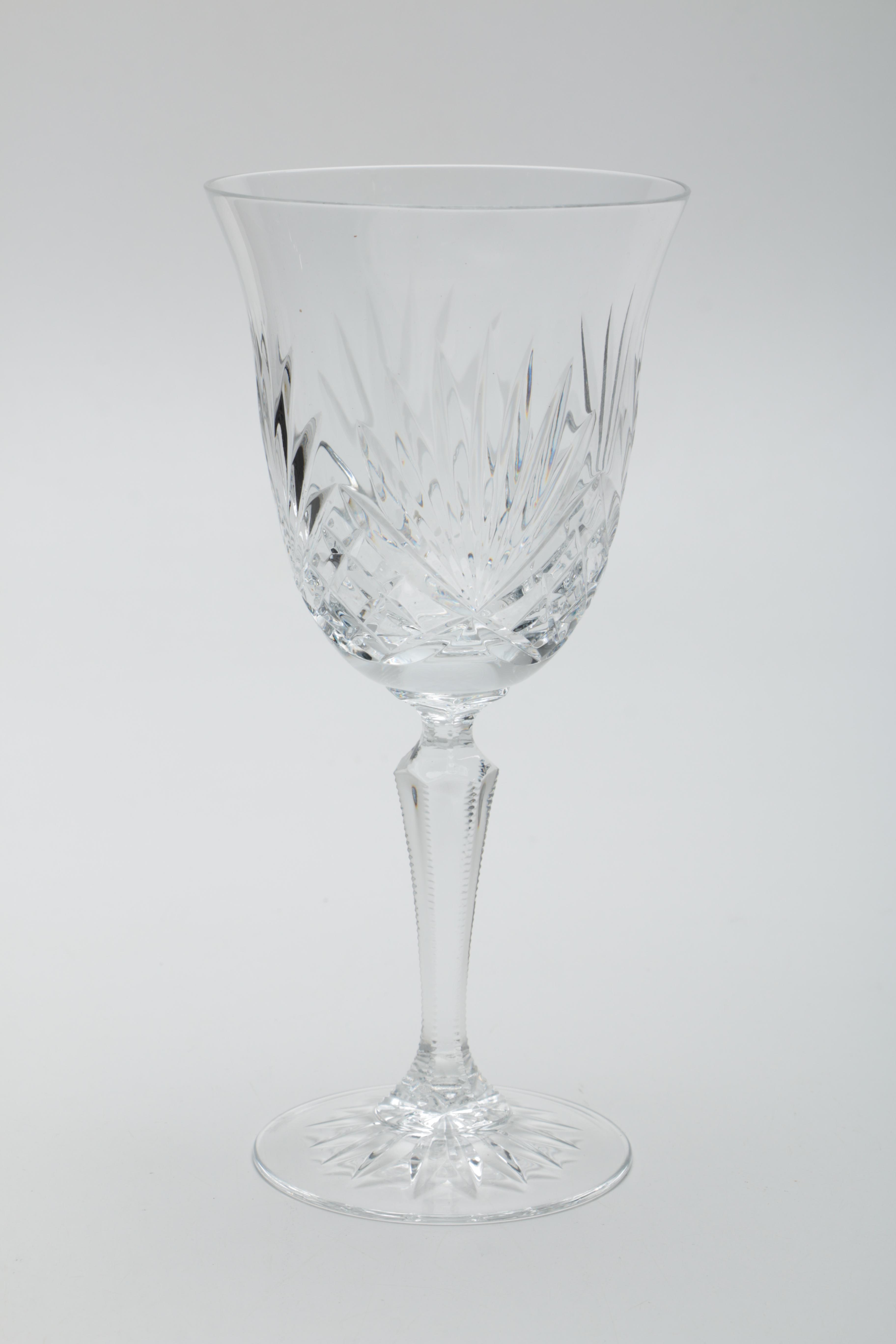 Crystal Wine Glasses Including Rogaska