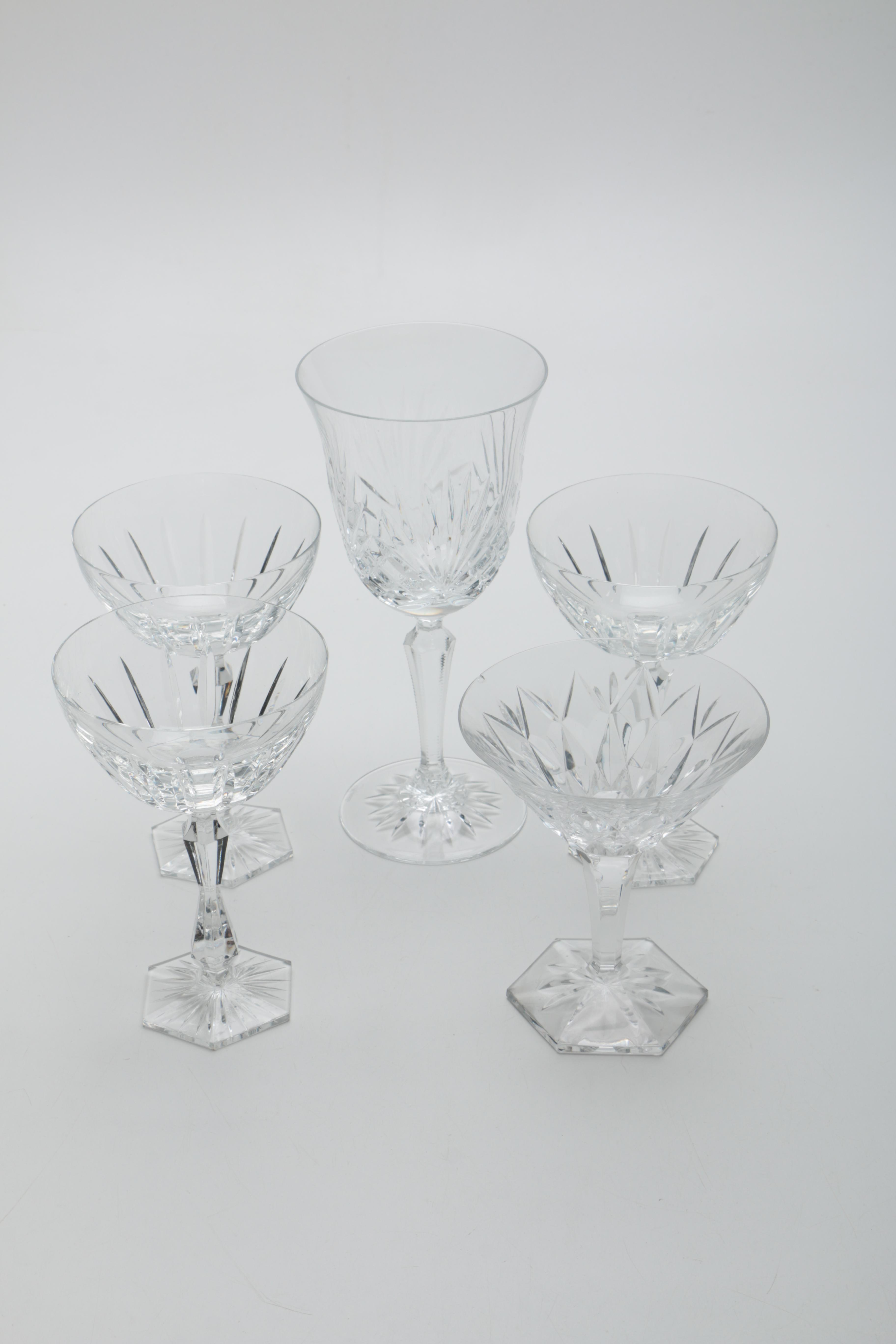 Crystal Wine Glasses Including Rogaska