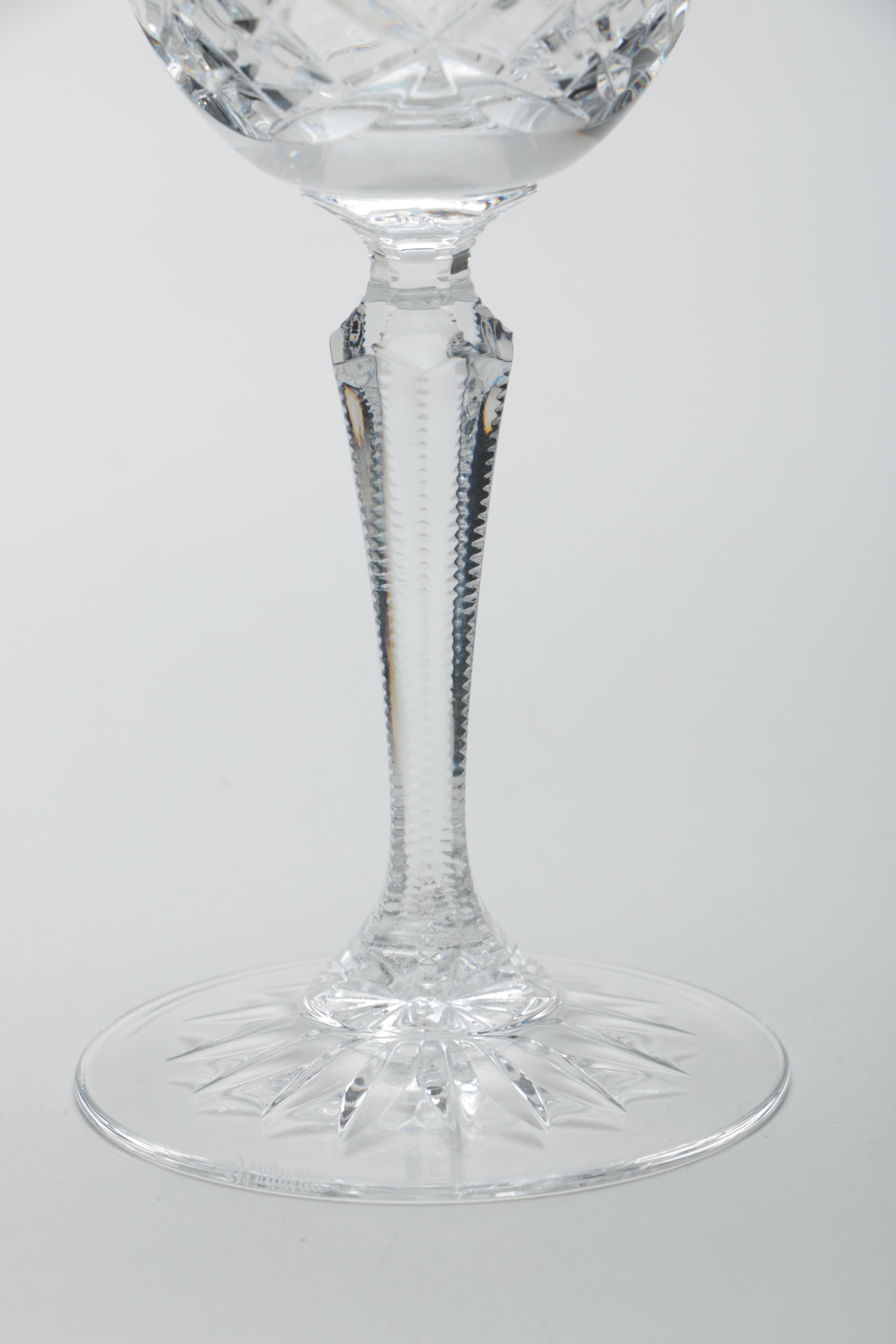 Crystal Wine Glasses Including Rogaska